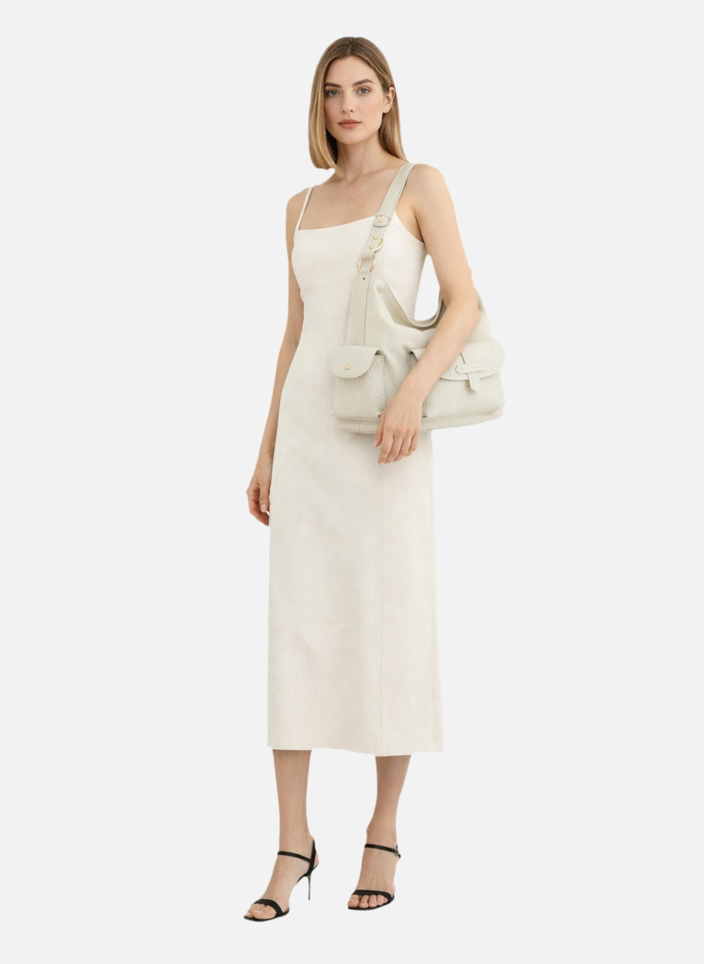 Reporter | sac porté épaule POURCHET Beige