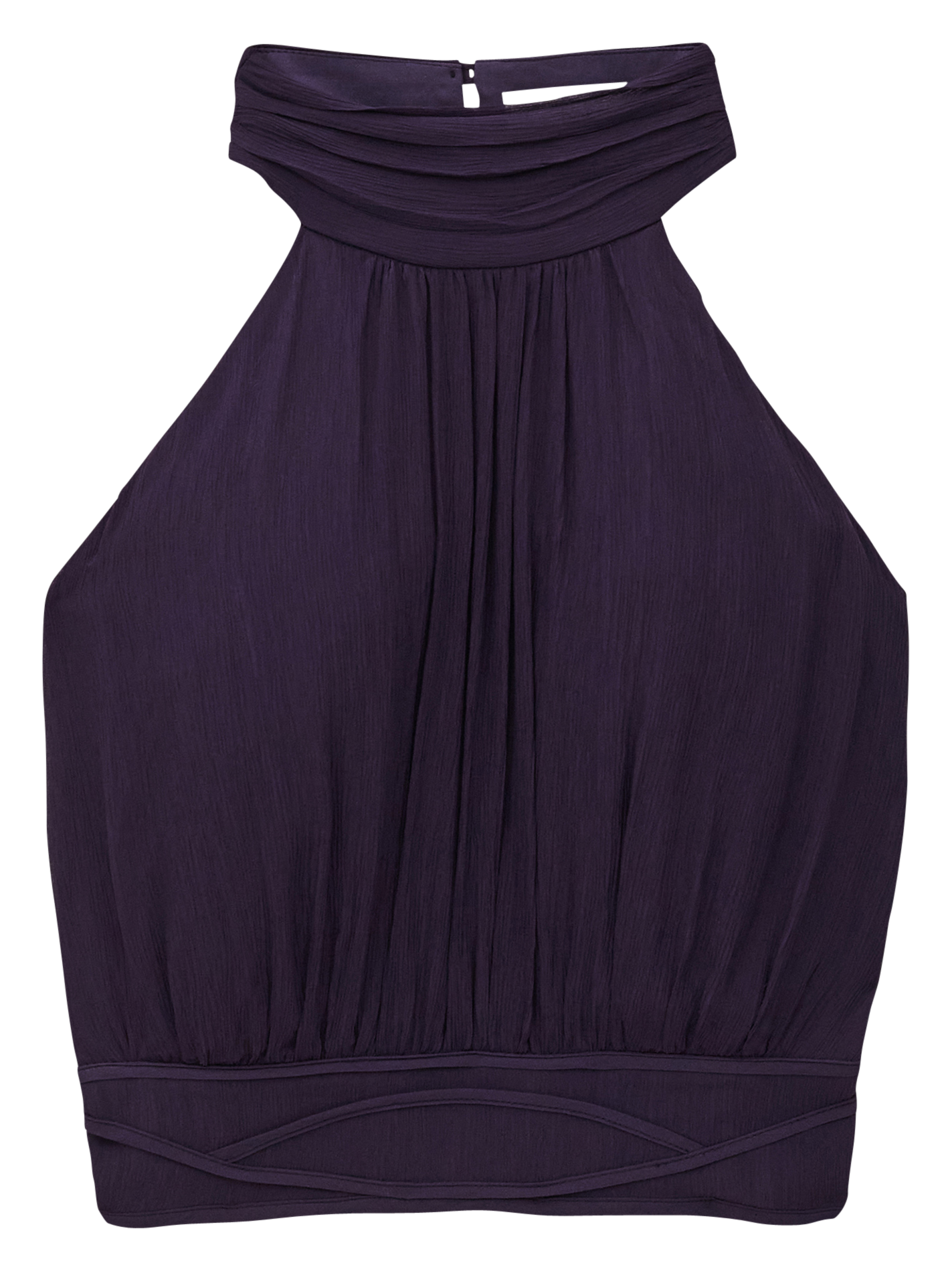 Top droit col montant oia BA&SH Violet