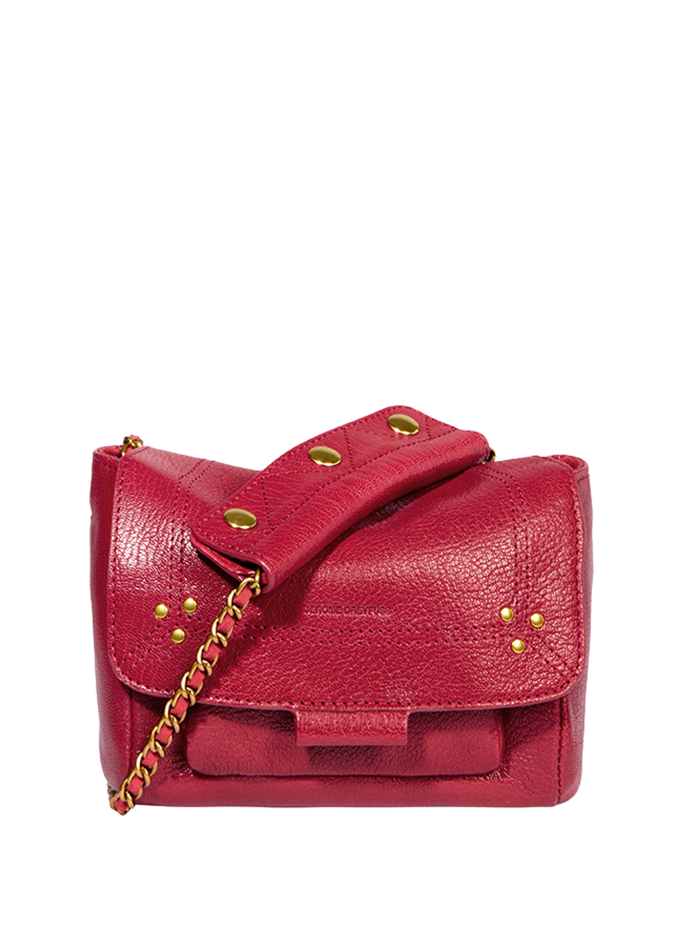 Sac Lulu S en cuir de chèvre JÉRÔME DREYFUSS Rouge