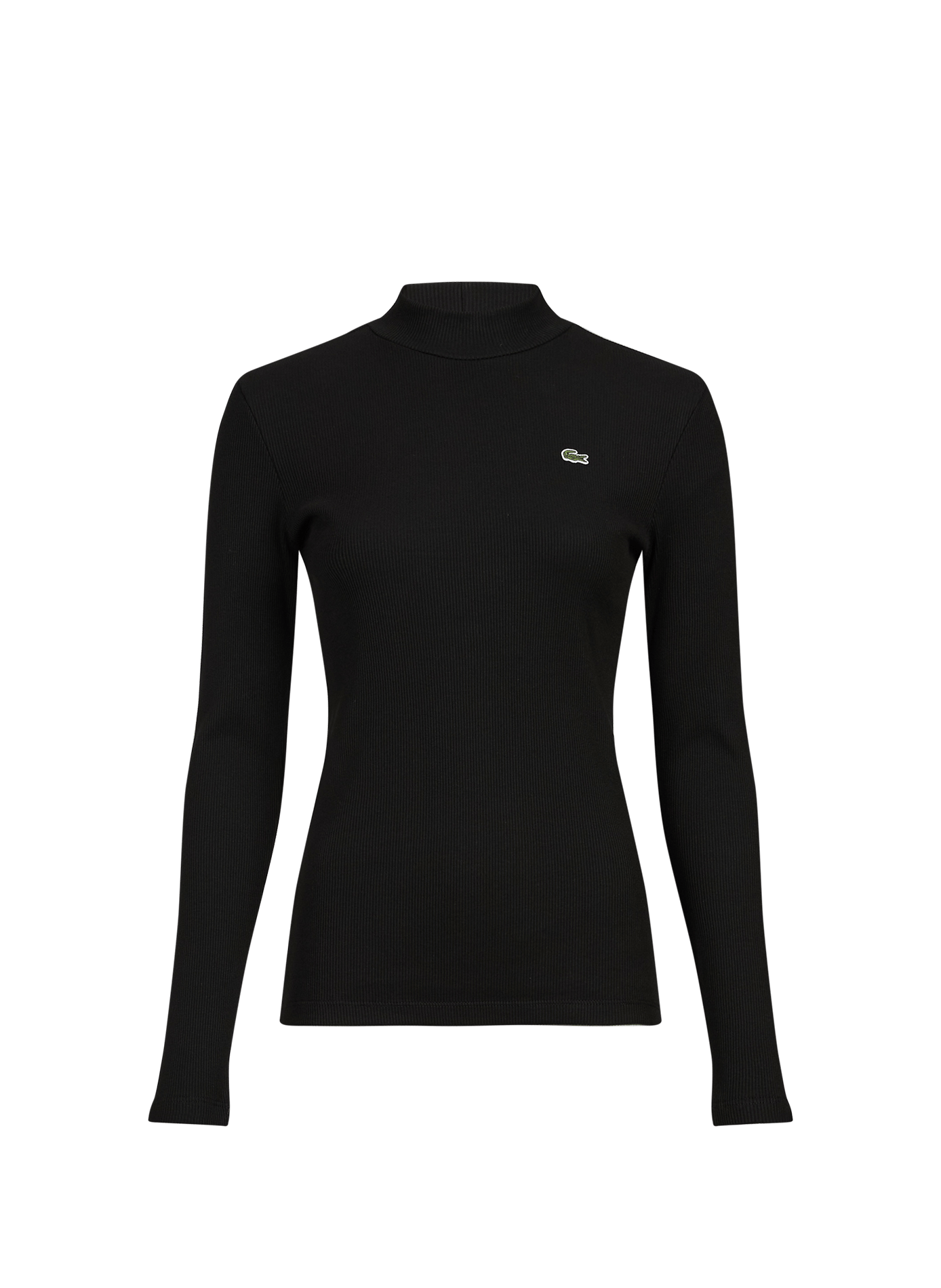 Pullover mit Stehkragen aus Baumwolle LACOSTE Schwarz
