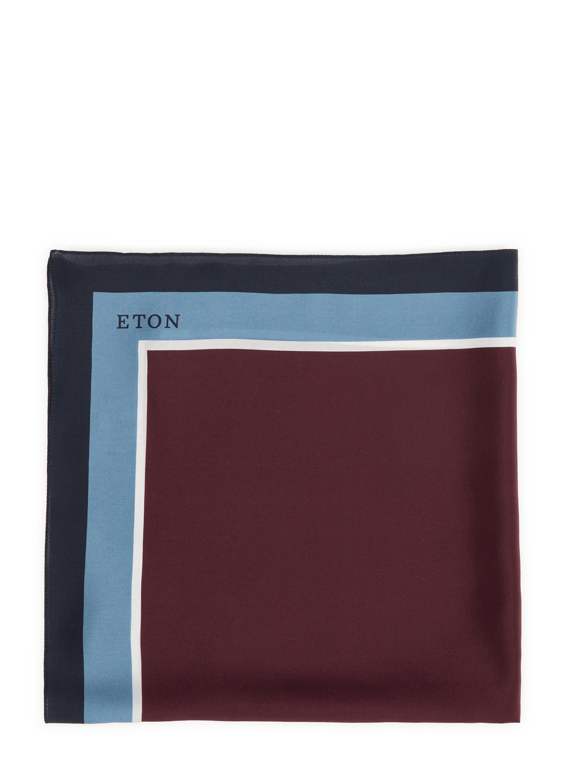 Zijden sjaal met print ETON Rood