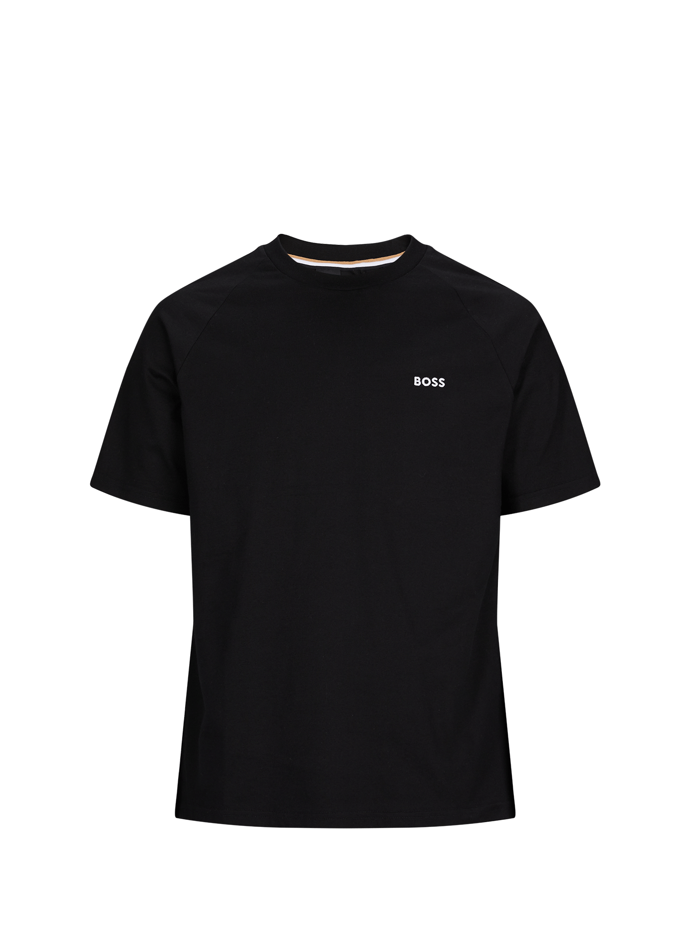 Striped cotton T-shirt BOSS Black