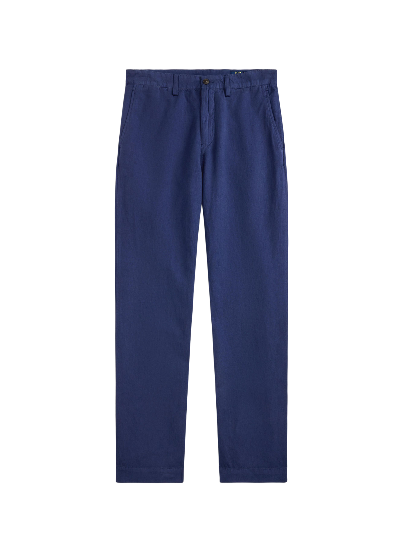 Solid linen and cotton pants POLO RALPH LAUREN Blue