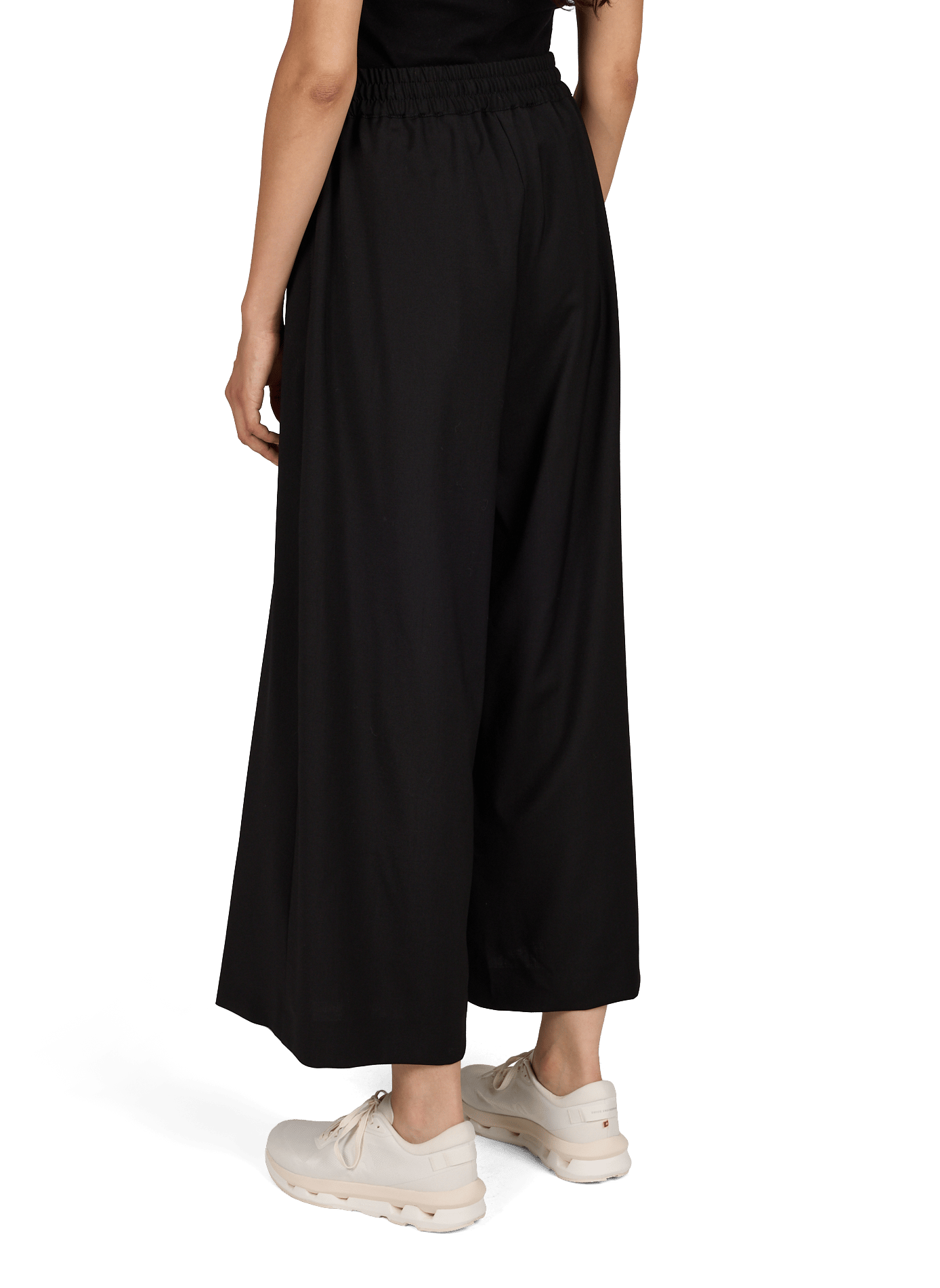 Pantalon large en laine MAX MARA WEEK END Noir