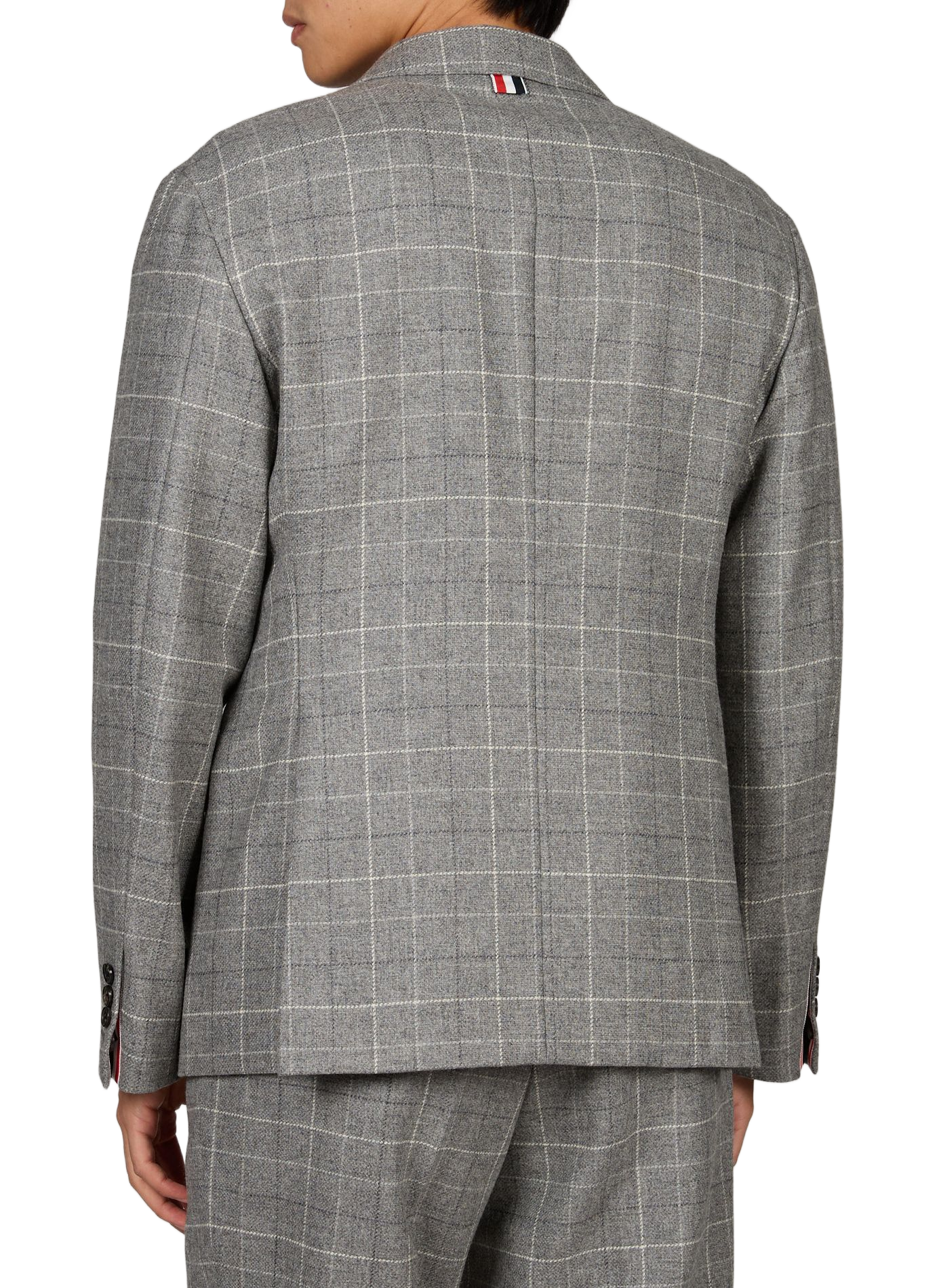 Weite Woll-Blazer THOM BROWNE Grau