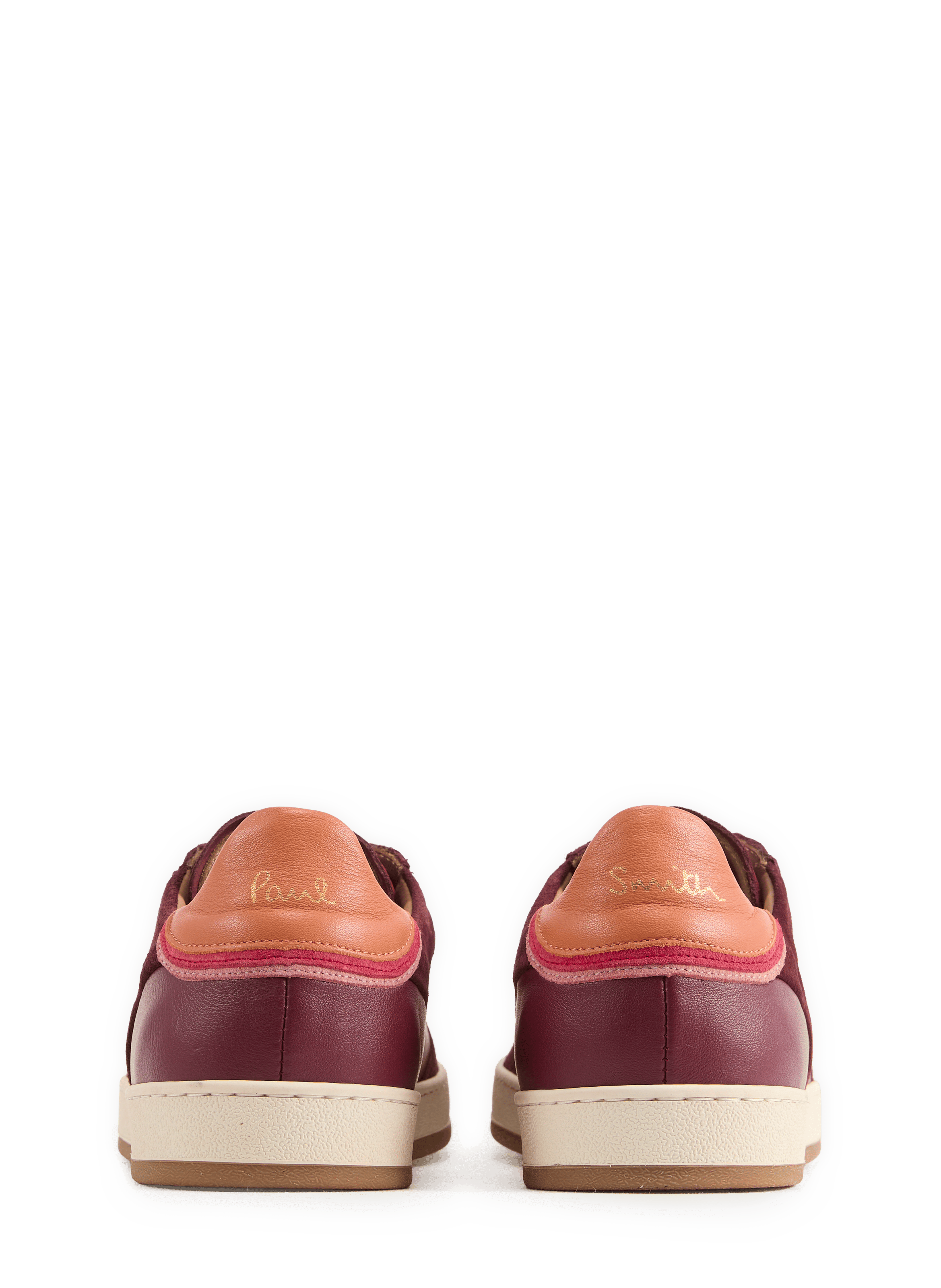 Lage leren sneakers PAUL SMITH Rood