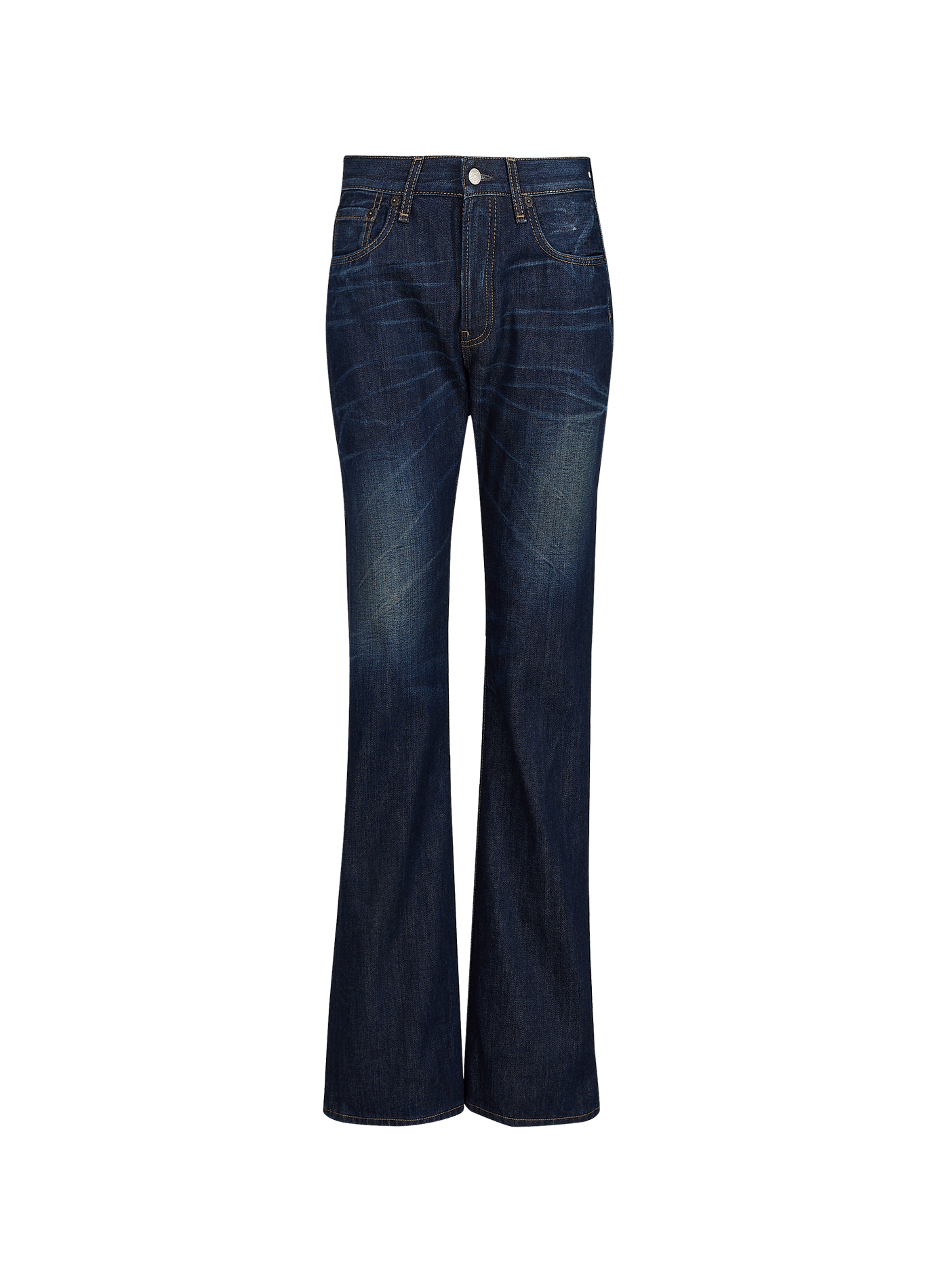 Washed denim jeans in cotton ACNE STUDIOS Blue