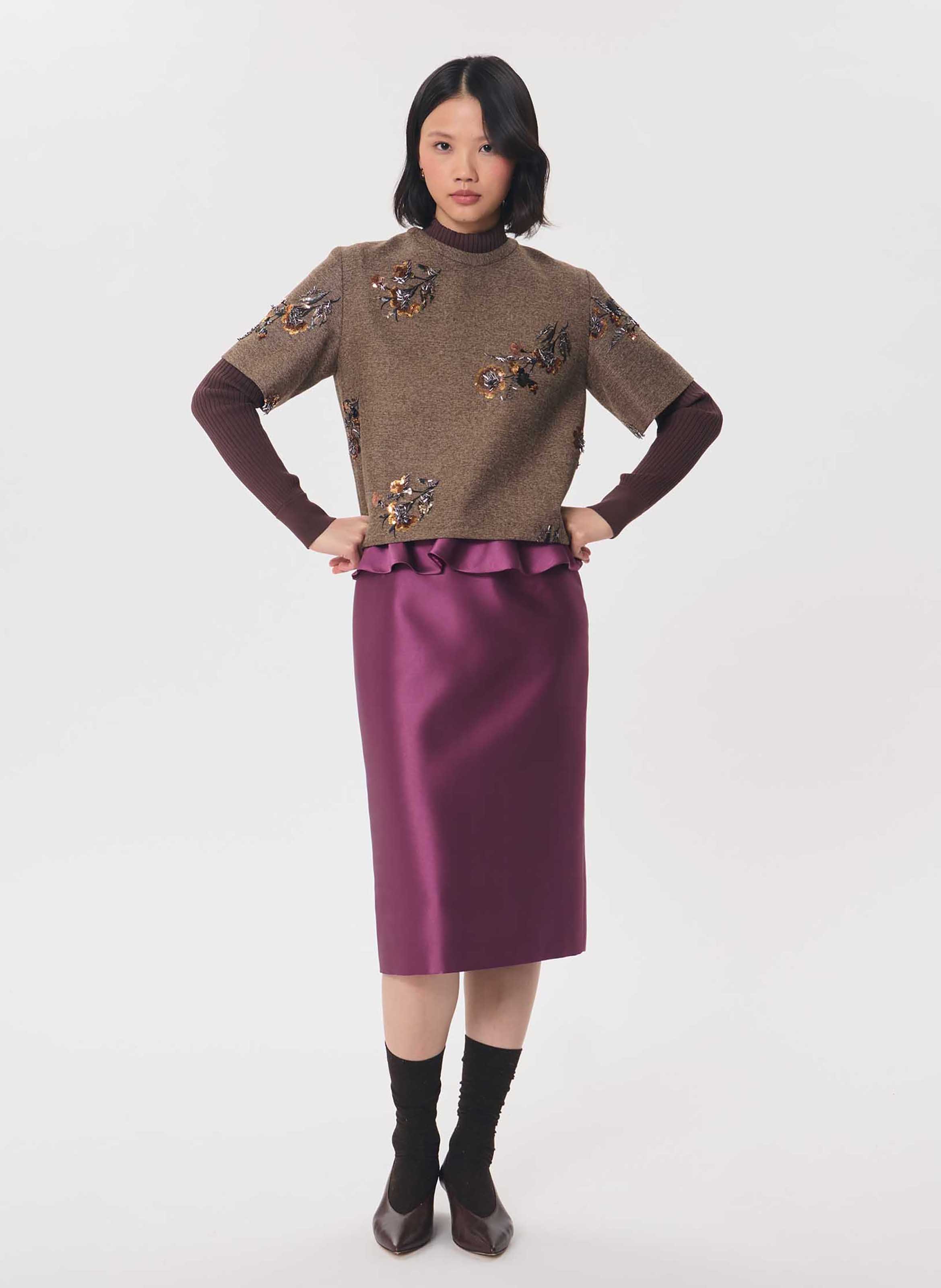 Top thelma TARA JARMON Marron