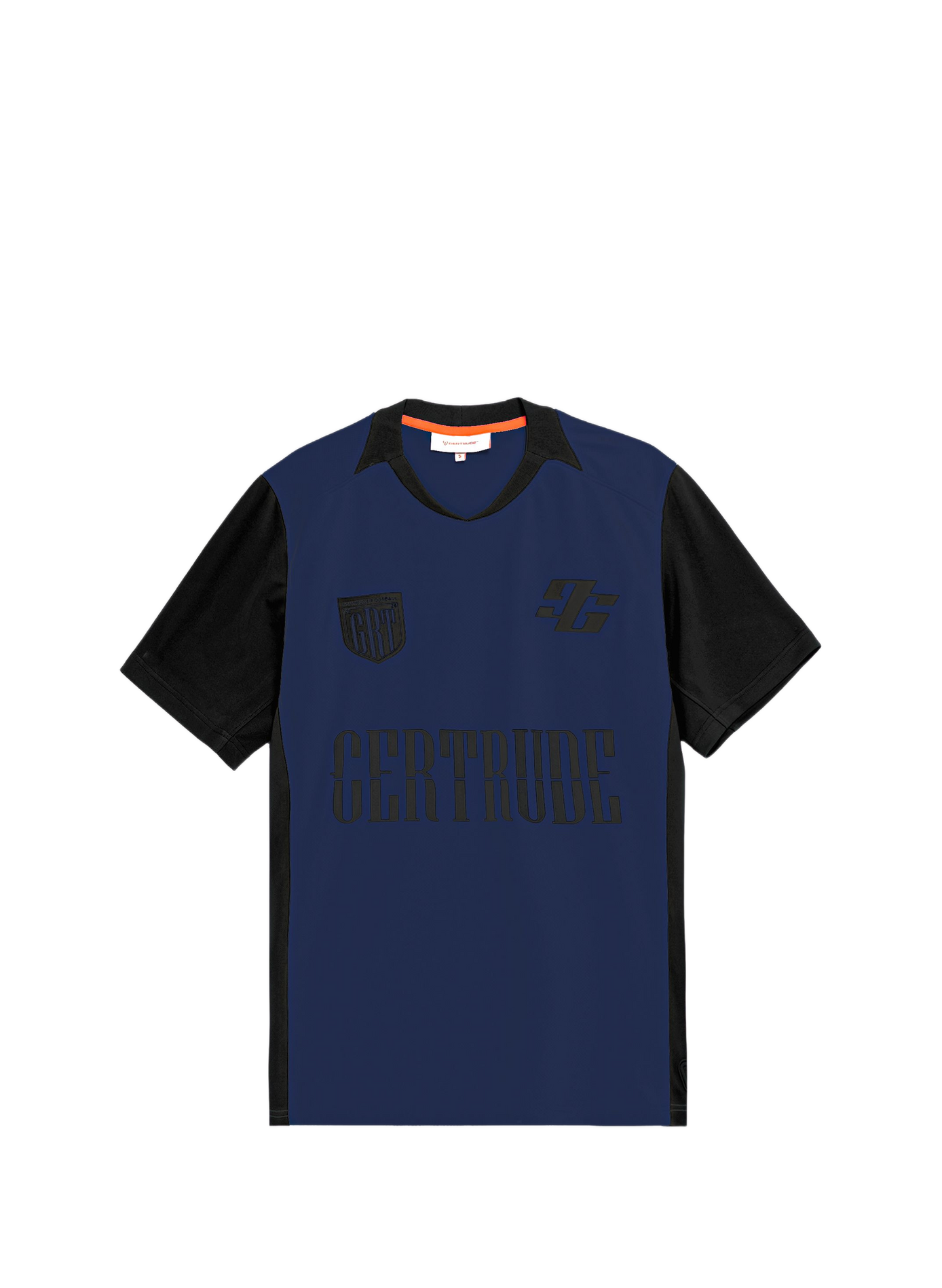 T-shirt Keyliane à col contrasté GERTRUDE Blue
