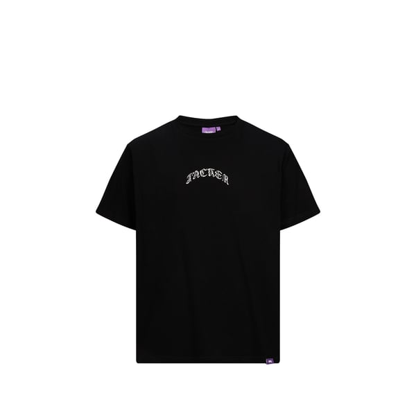 T-shirt droit'sérigraphié en coton T-shirt droit'sérigraphié en coton
