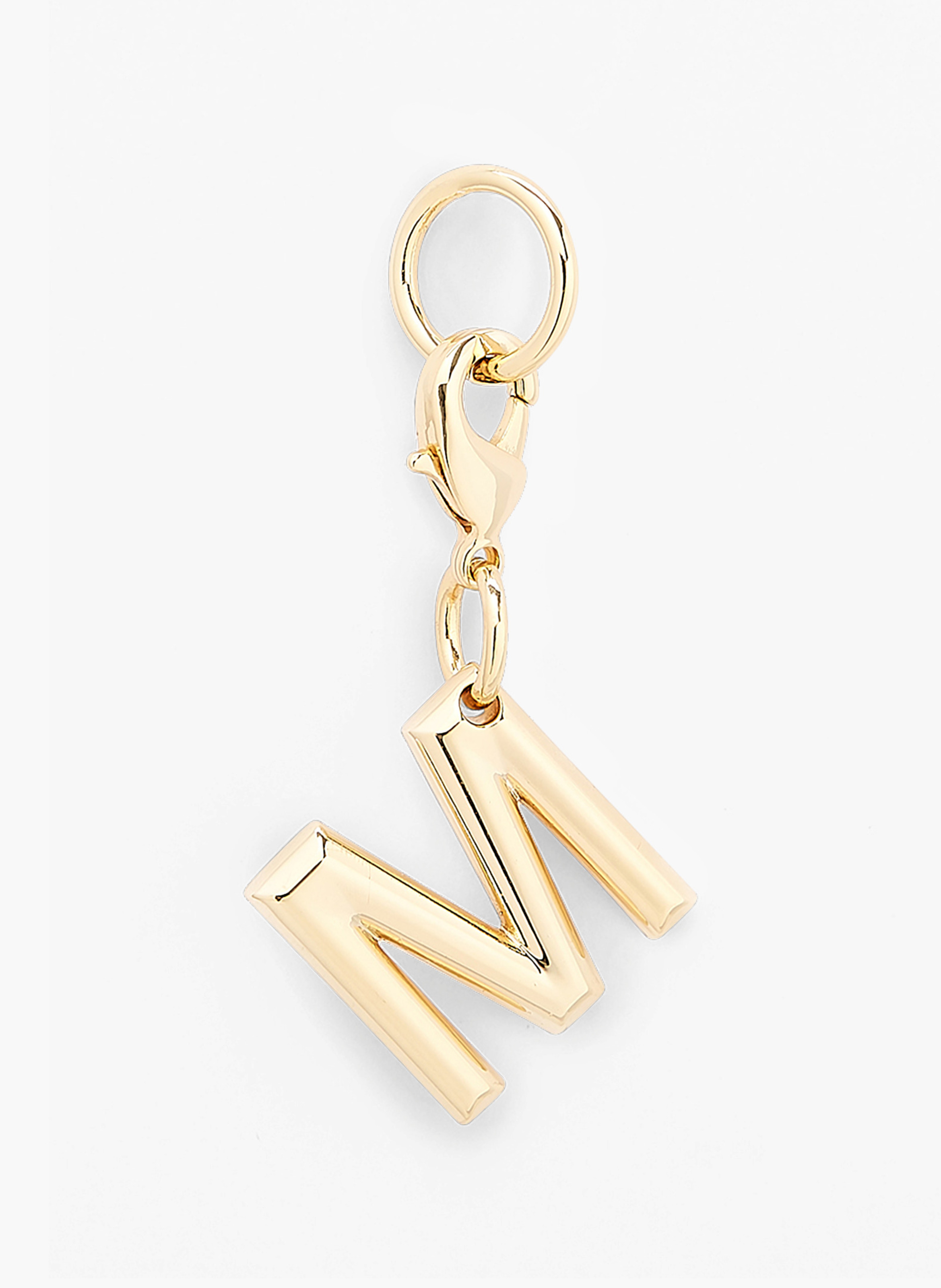 Gouden Lancel Letter M-sleutelhanger LANCEL Goud