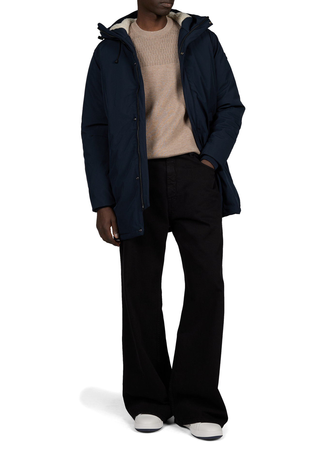 Parka met opstaande kraag SCHOTT Blauw