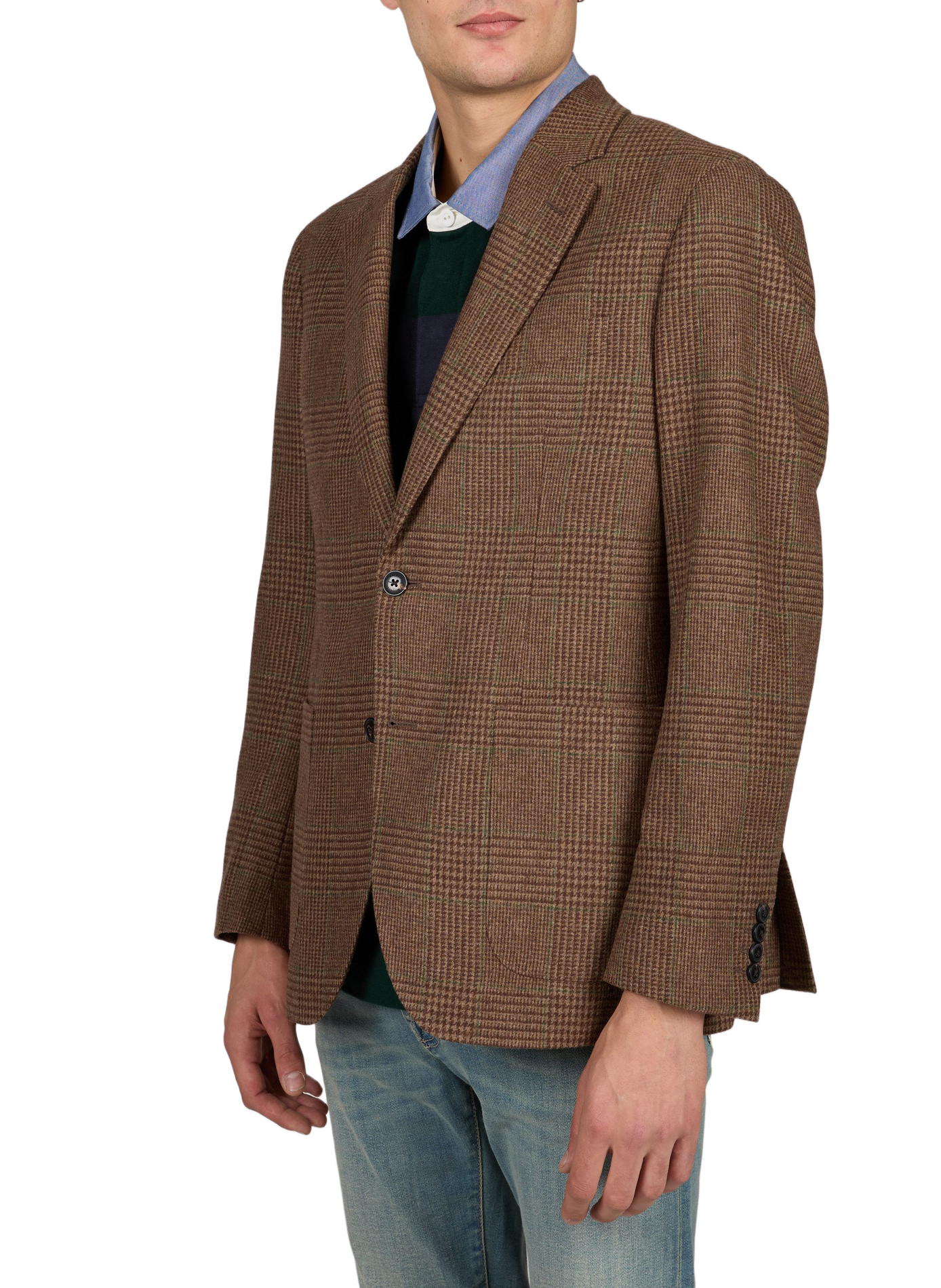 Taillierter Blazer aus Wollmischung HACKETT Braun