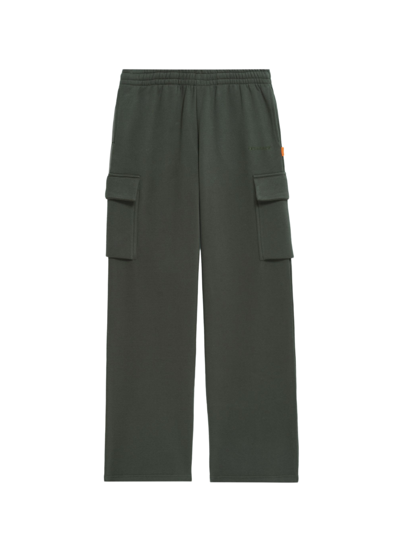 Robin wide-leg cotton-blend sweatpants GERTRUDE Green