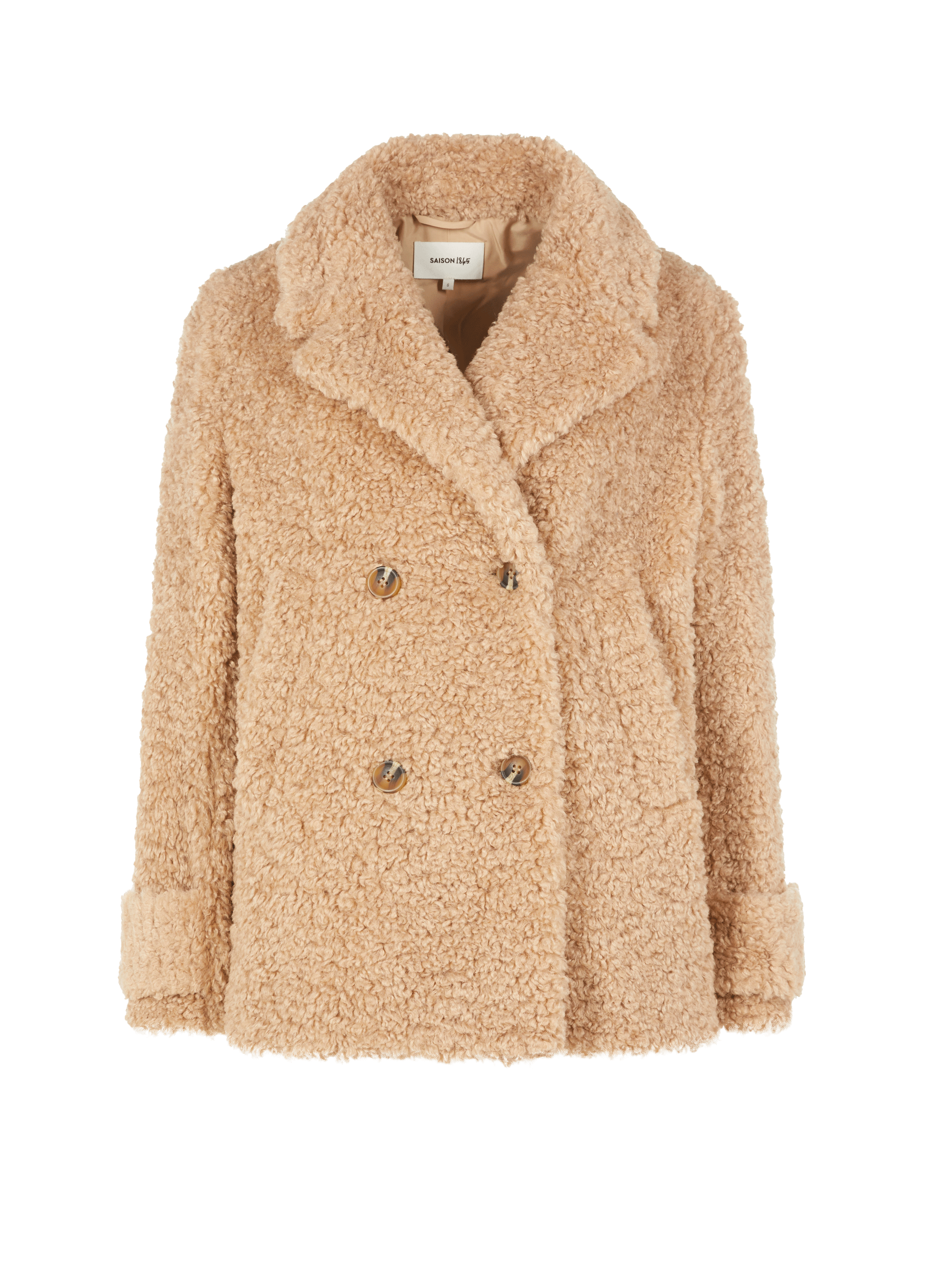 Caban effet fourrure SAISON 1865 Beige