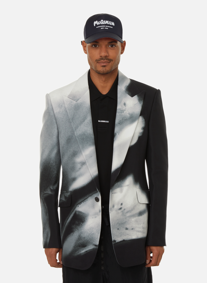 ALEXANDER MCQUEEN patterned suit jacket