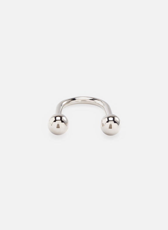 JUSTINE CLENQUET Brass ring Silver