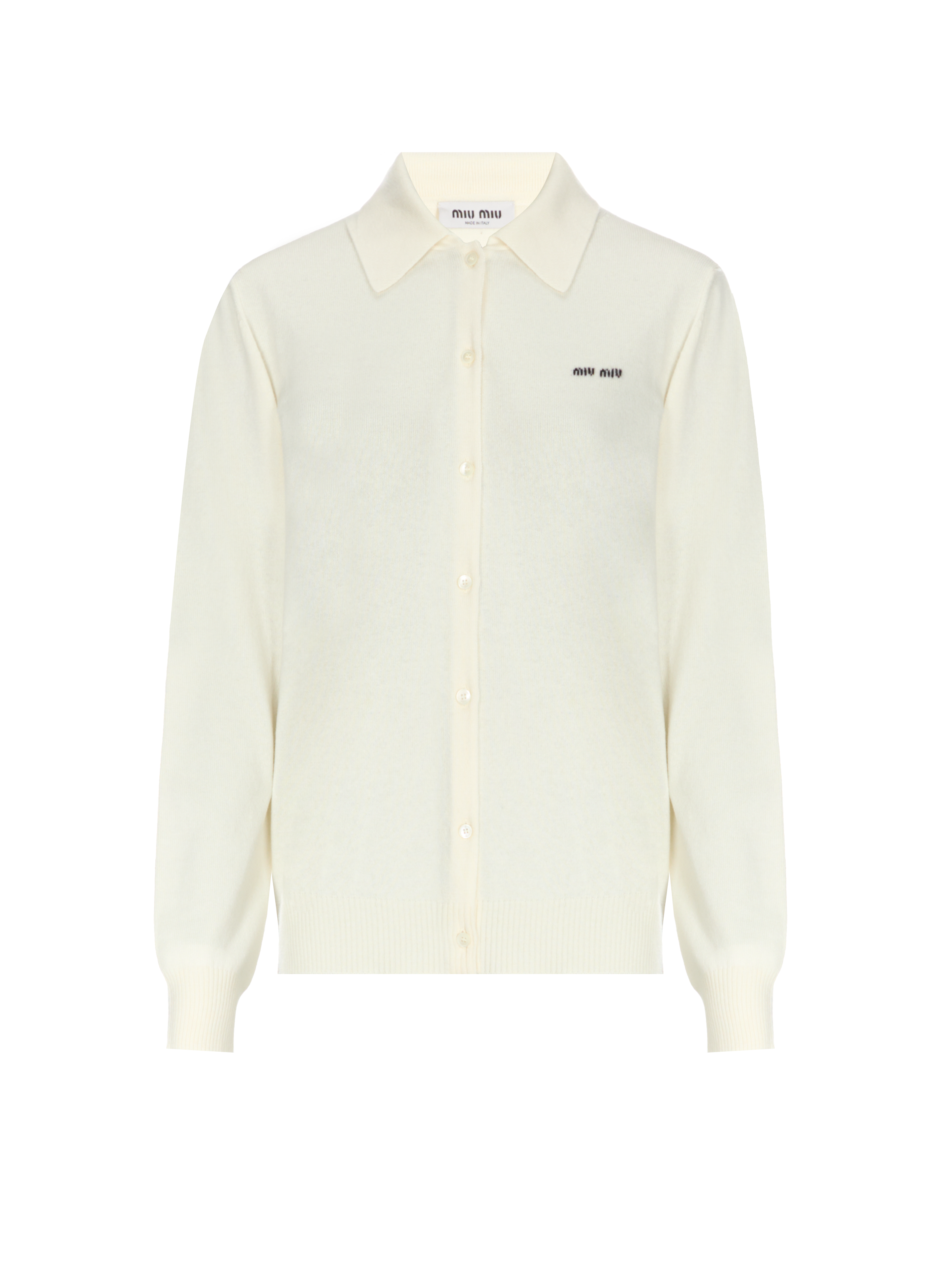 Cardigan en cachemire  MIU MIU Blanc