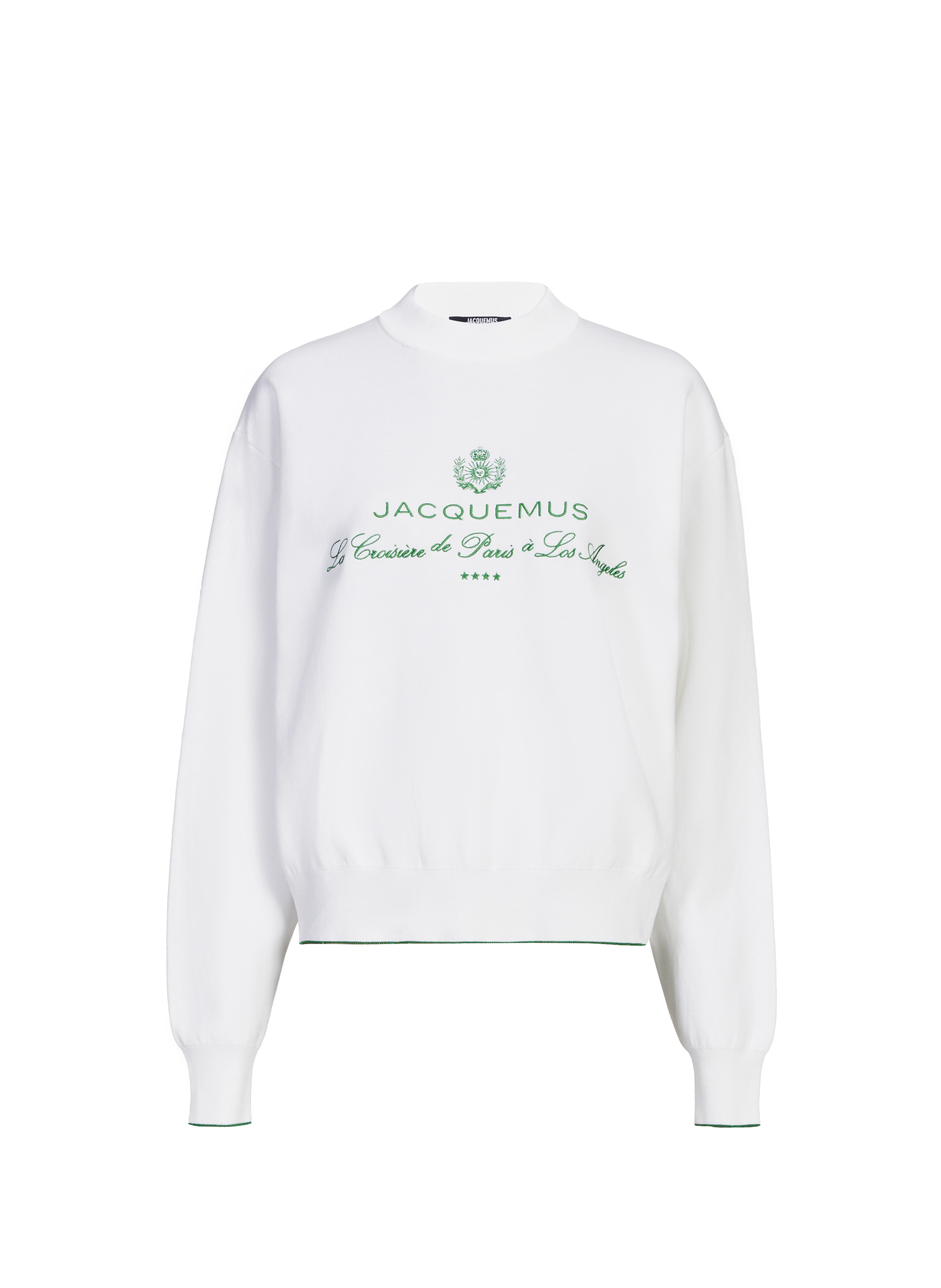 Pull ample brodé en coton mélangé JACQUEMUS Multicolore