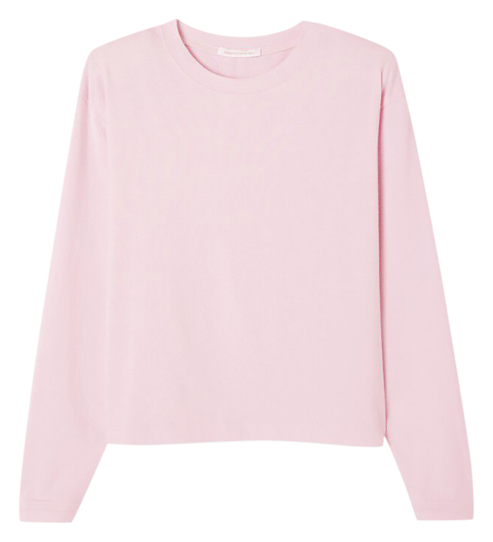 Pull col rond en coton mélangé ypawood AMERICAN VINTAGE Rose