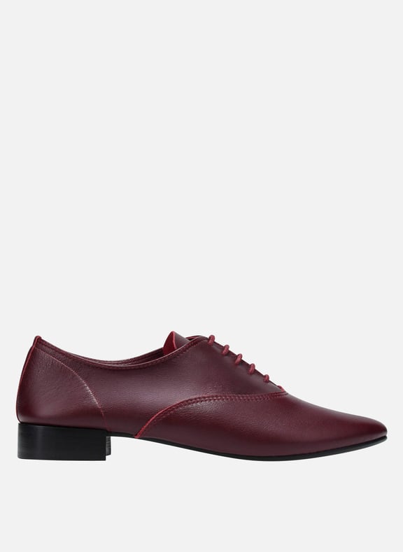 Richelieu en cuir Rouge by REPETTO REPETTO Richelieu en cuir Rouge