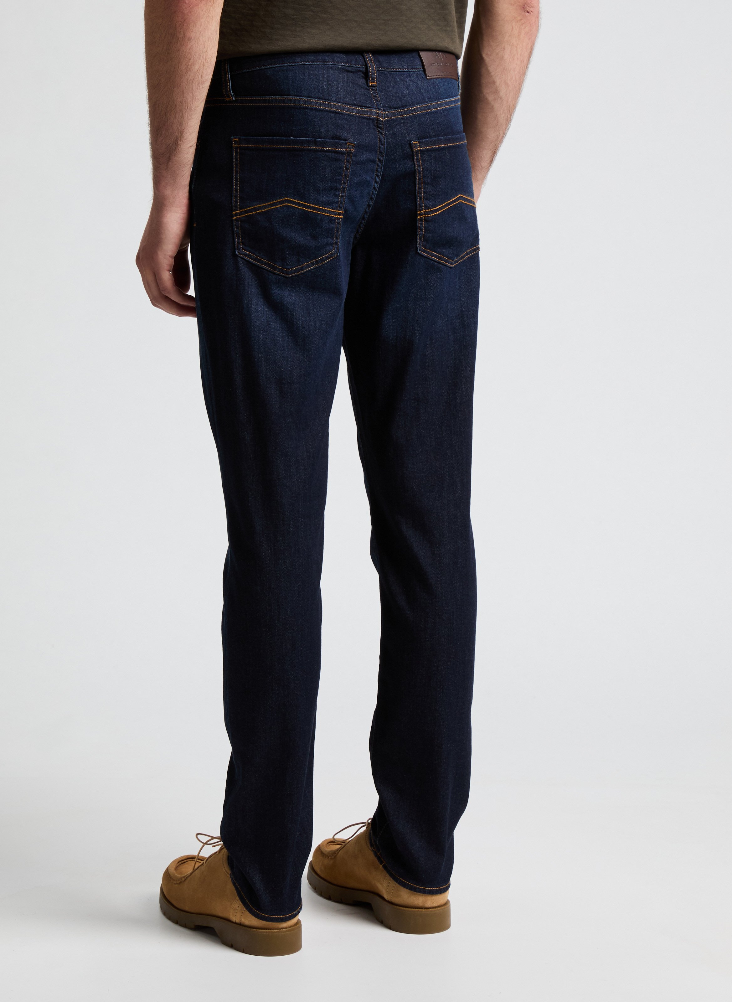 Cotton-blend skinny jeans ARMANI EXCHANGE Blue