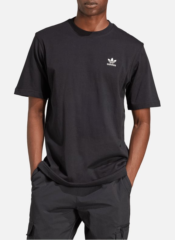 T-shirt en coton à logo Noir by ADIDAS ADIDAS T-shirt en coton à logo Noir