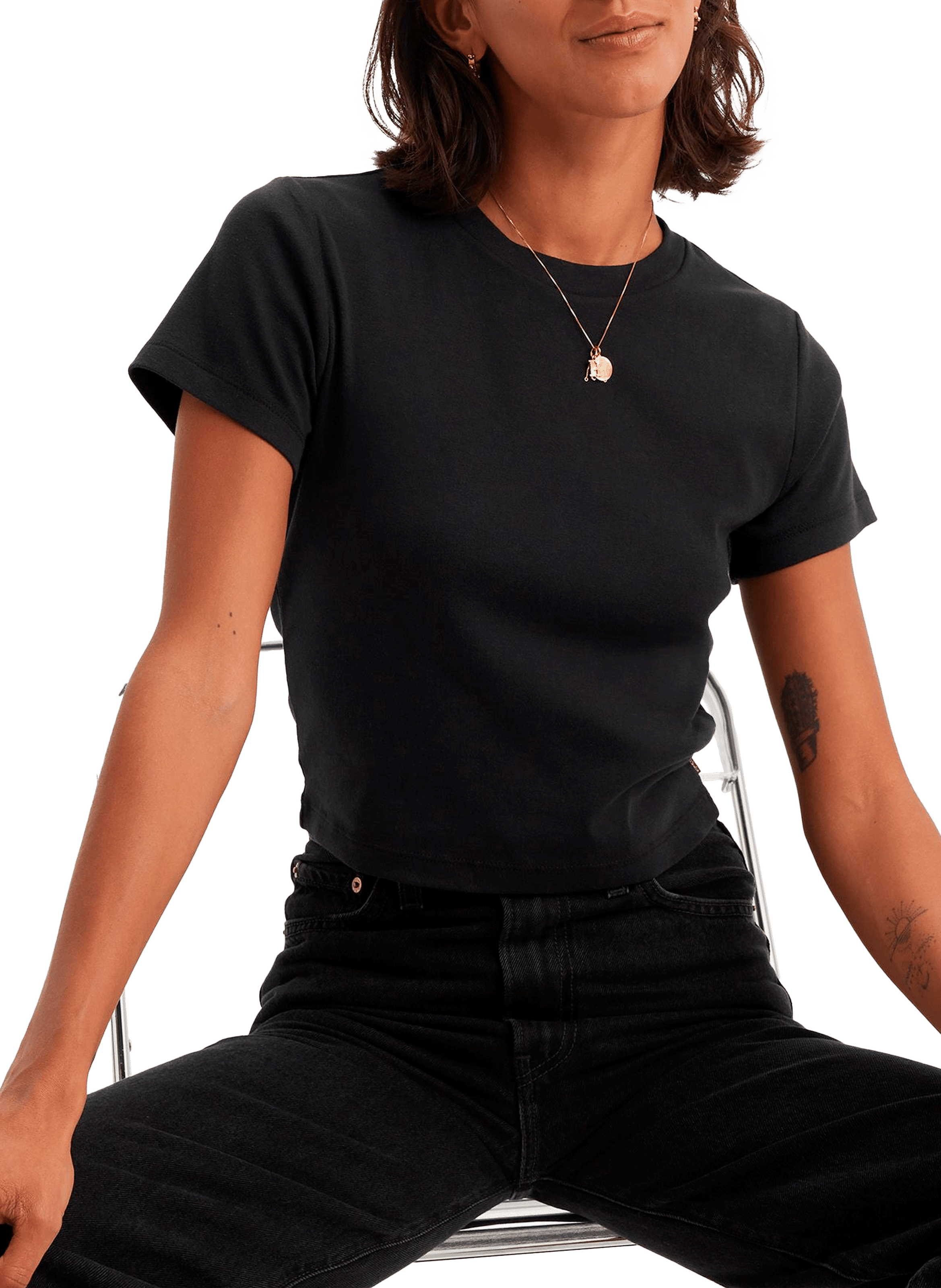 T-shirt en coton LEVI&#039;S Noir