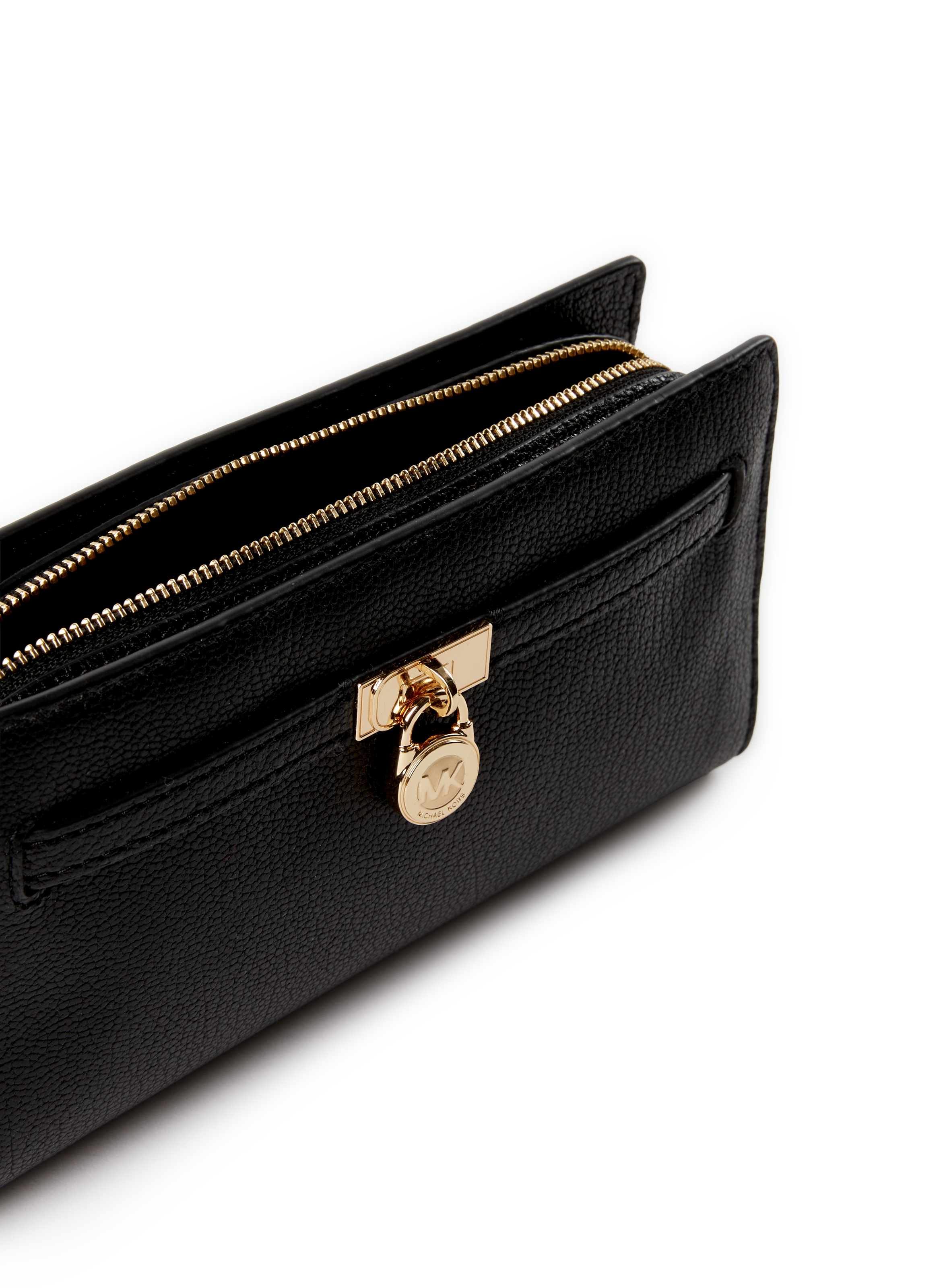 Cowhide leather Hamilton wallet MICHAEL KORS Black