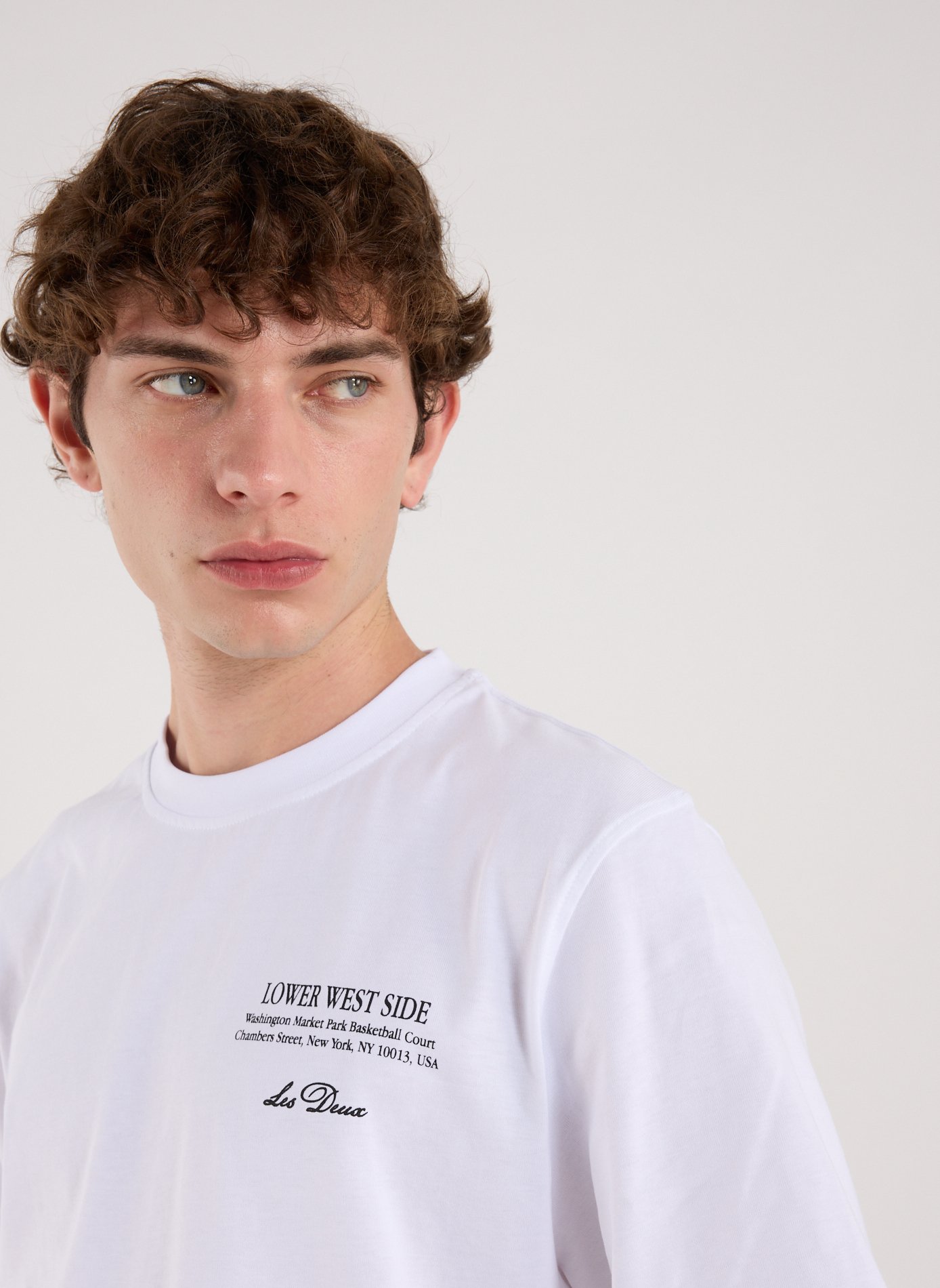 T-shirt à imprimé LES DEUX Blanc