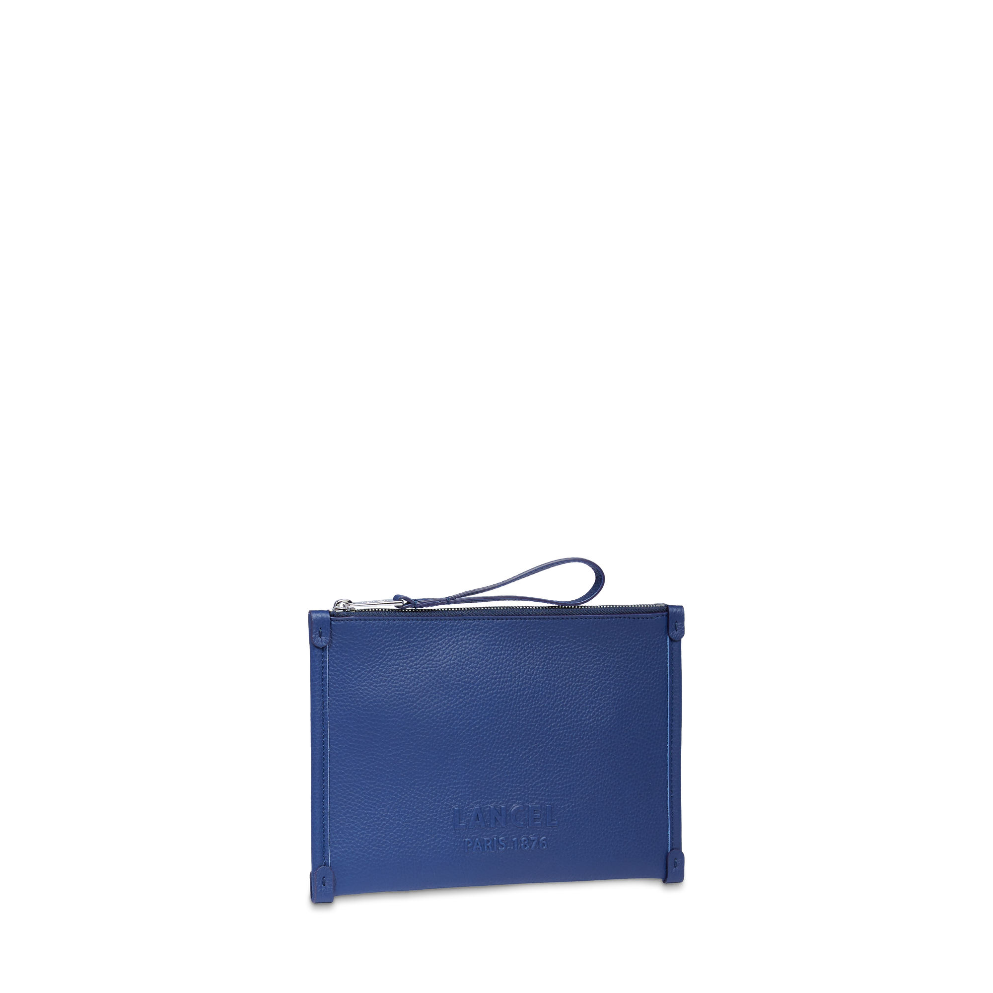 Pochette zippée s jour de lancel en cuir LANCEL Bleu
