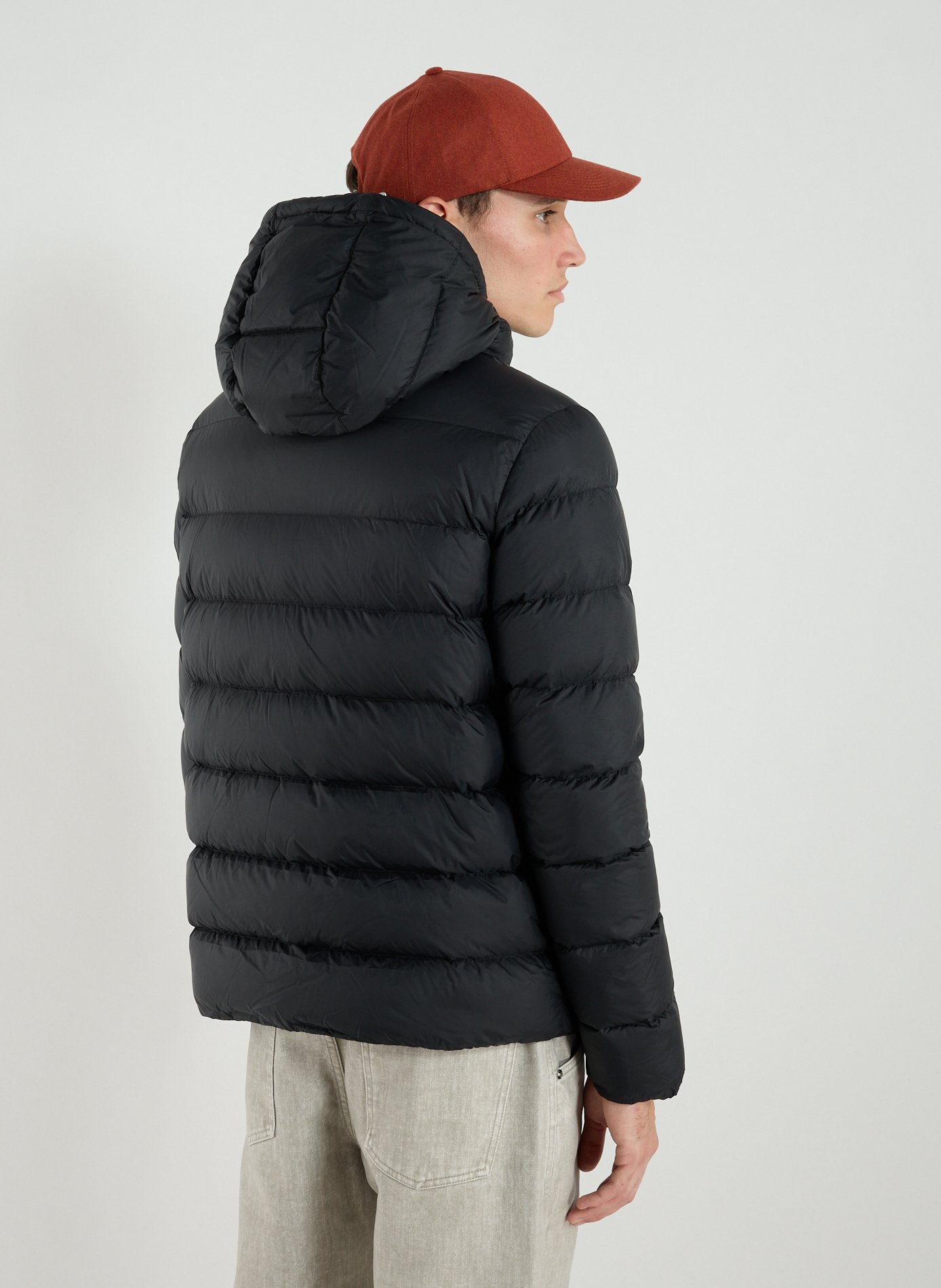 Hooded down jacket JOTT Black