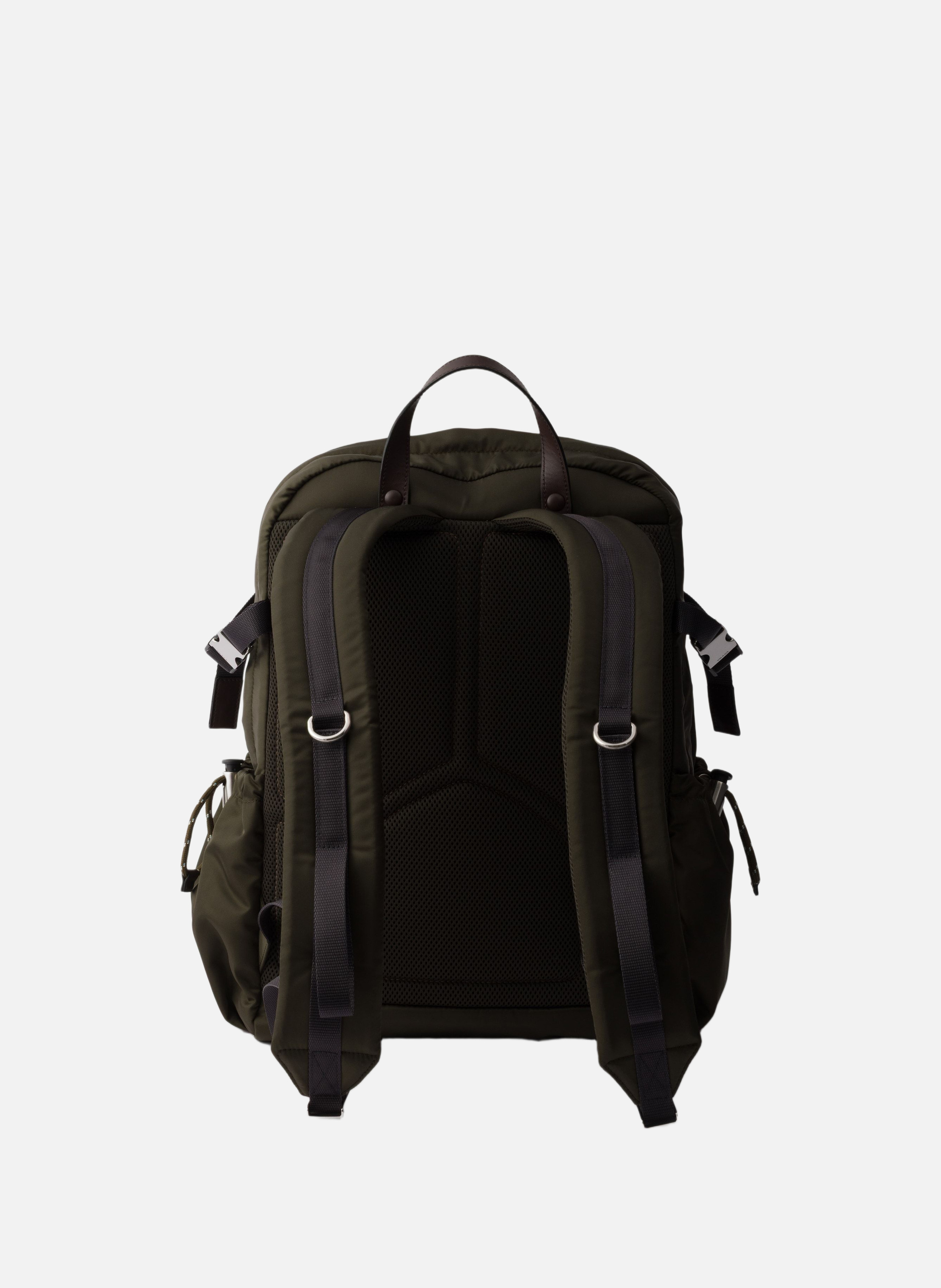 Sac à dos prada speedrock en re-nylon et cuir PRADA Vert