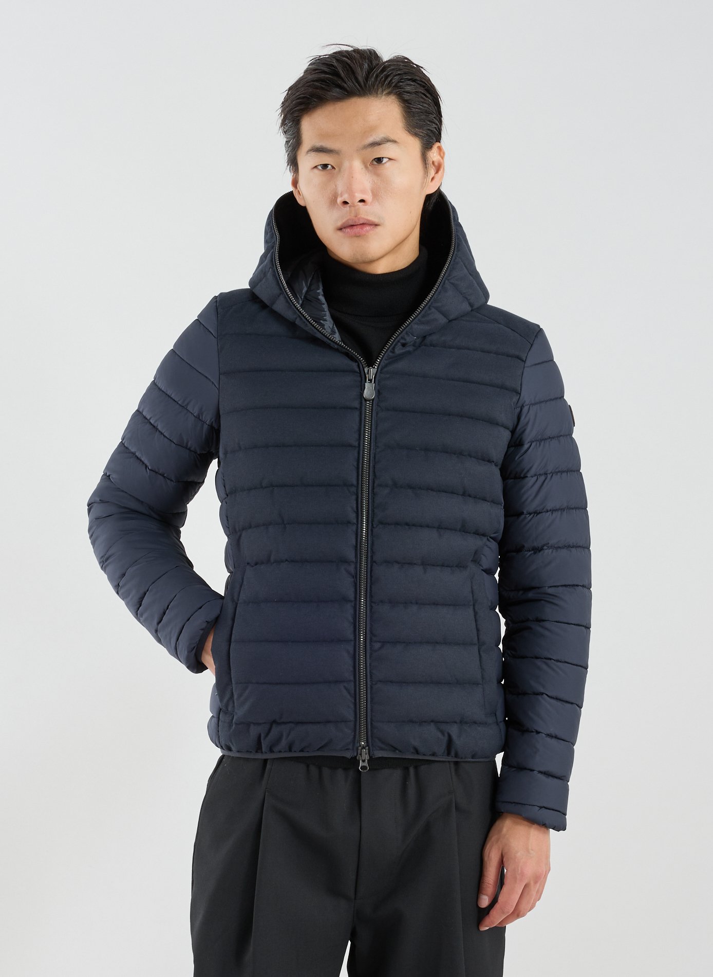 Doudoune matelassée à capuche SAVE THE DUCK Bleu