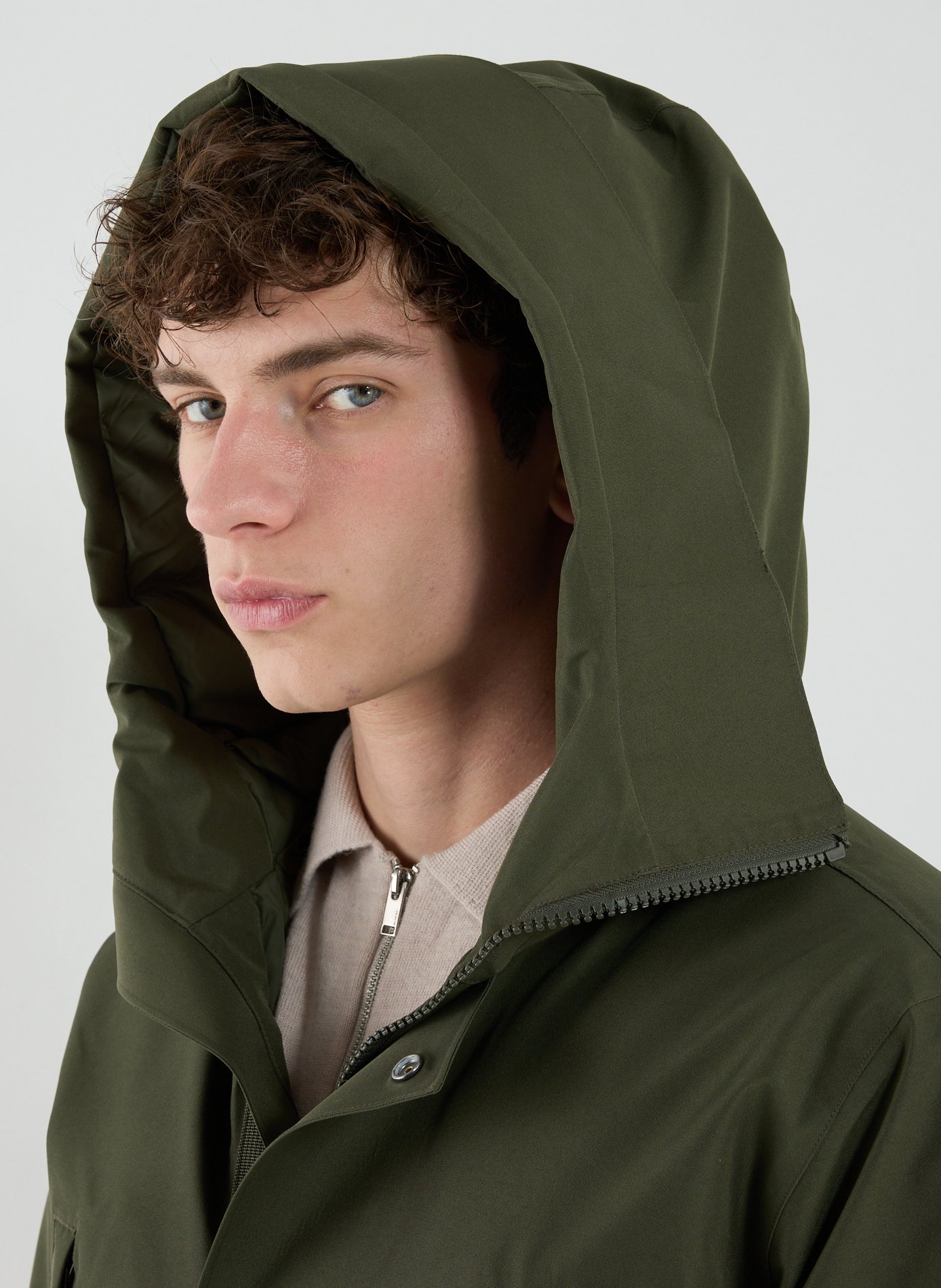 Parka à capuche AIGLE Kaki