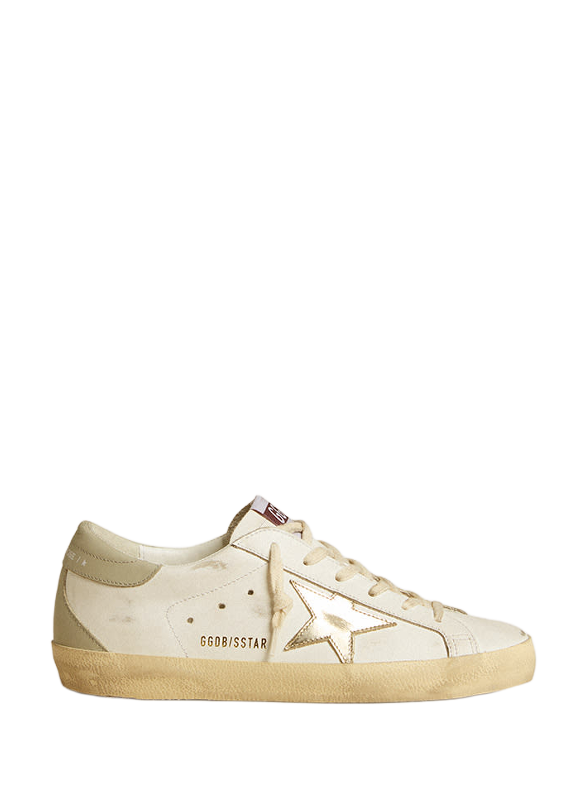Baskets SUper-Star en cuir  GOLDEN GOOSE Blanc