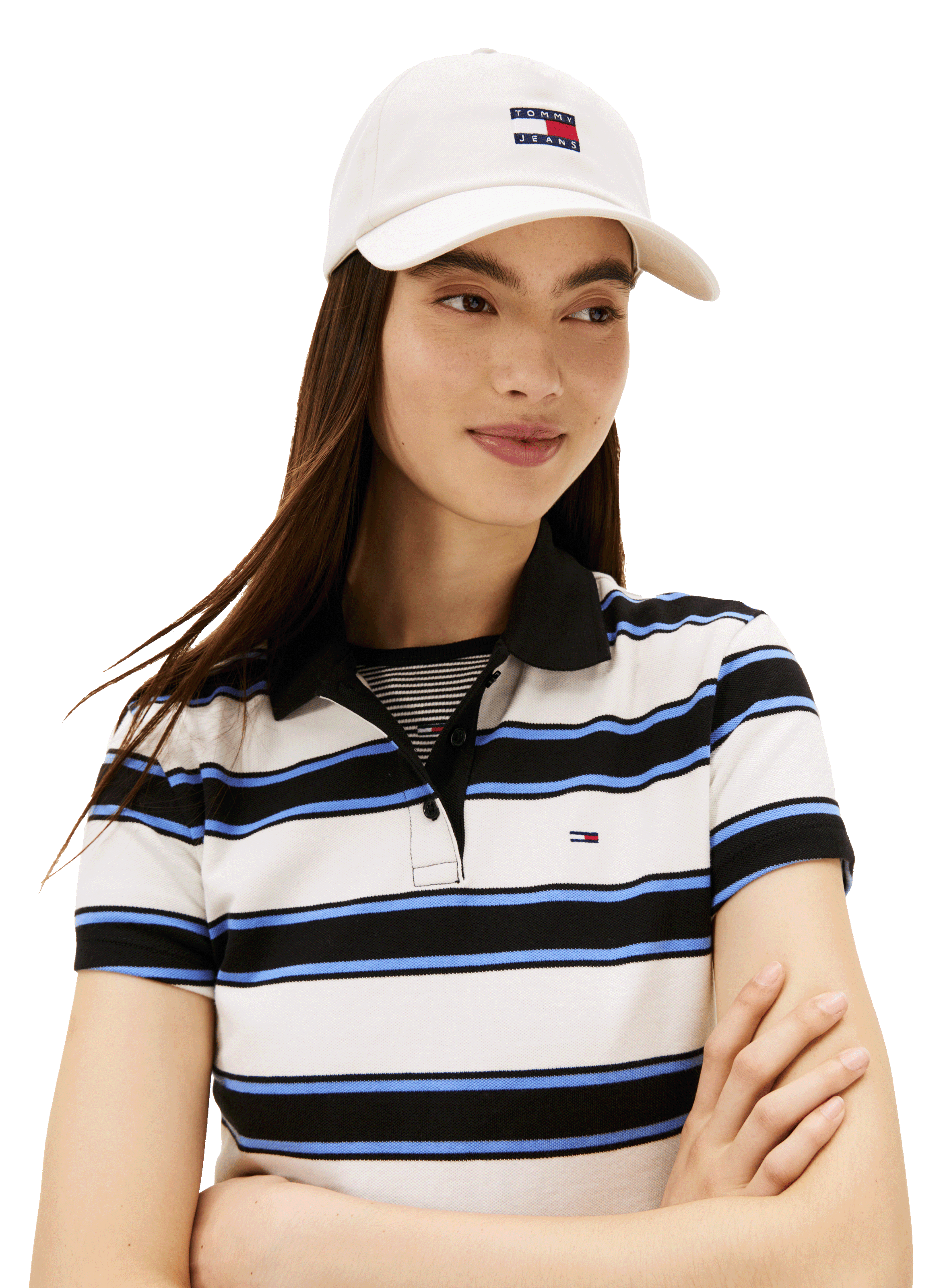 Casquette en coton avec logo TOMMY HILFIGER Beige