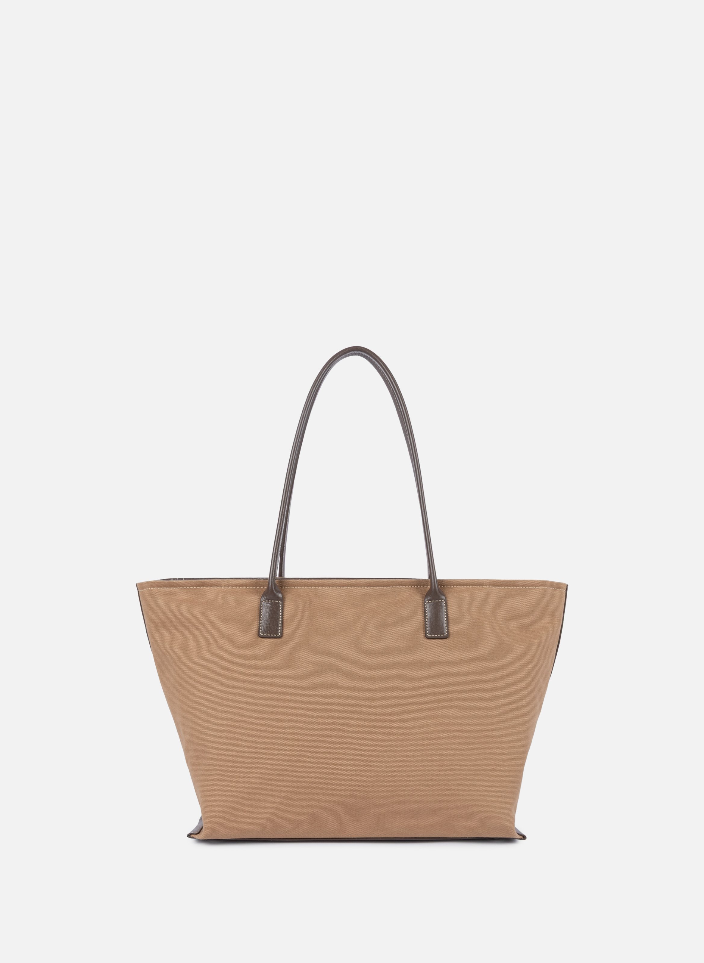 Sac cabas épaule - canvas kba LANCASTER Marron