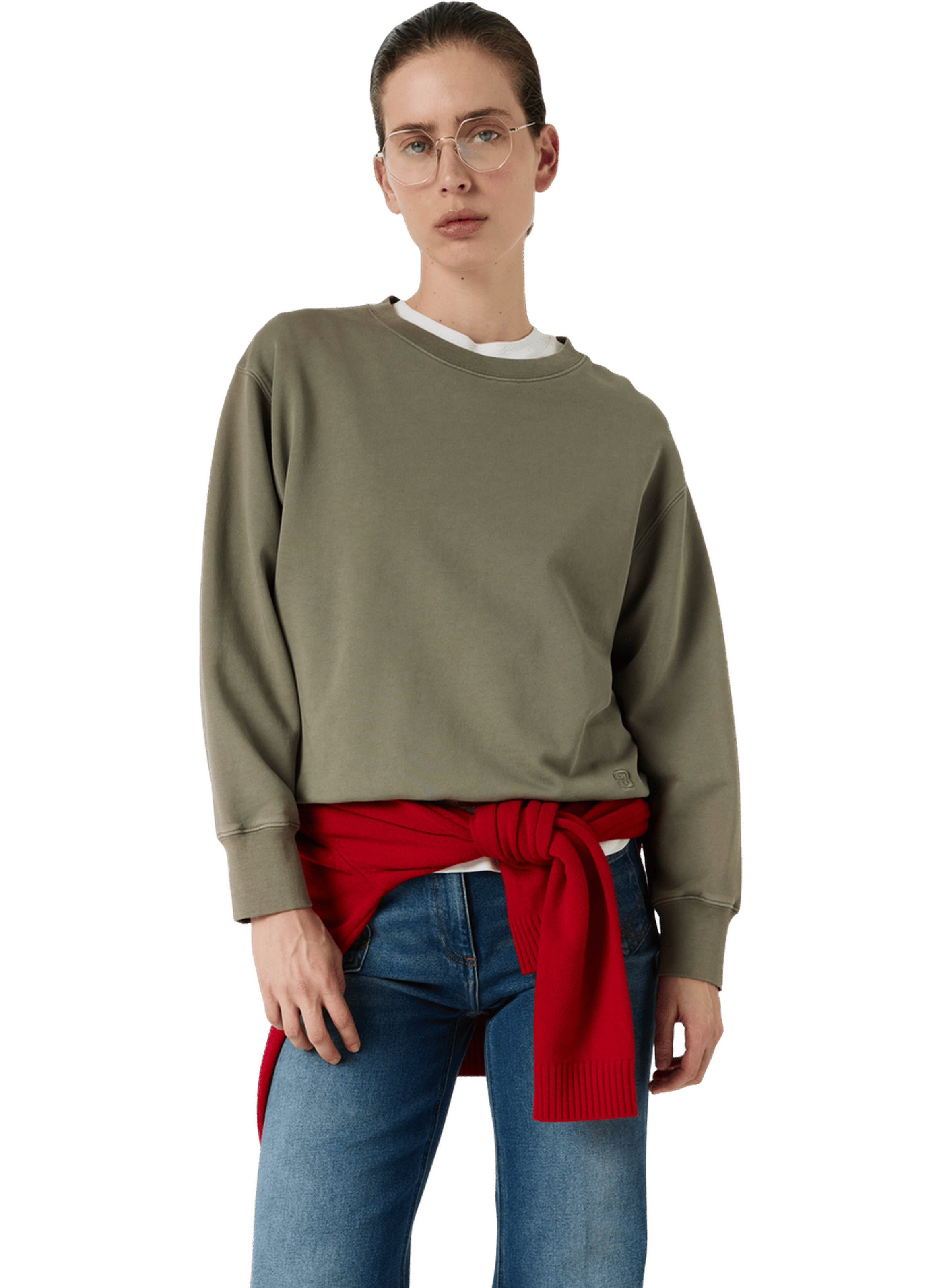 Sweat en coton - misha GERARD DAREL Vert