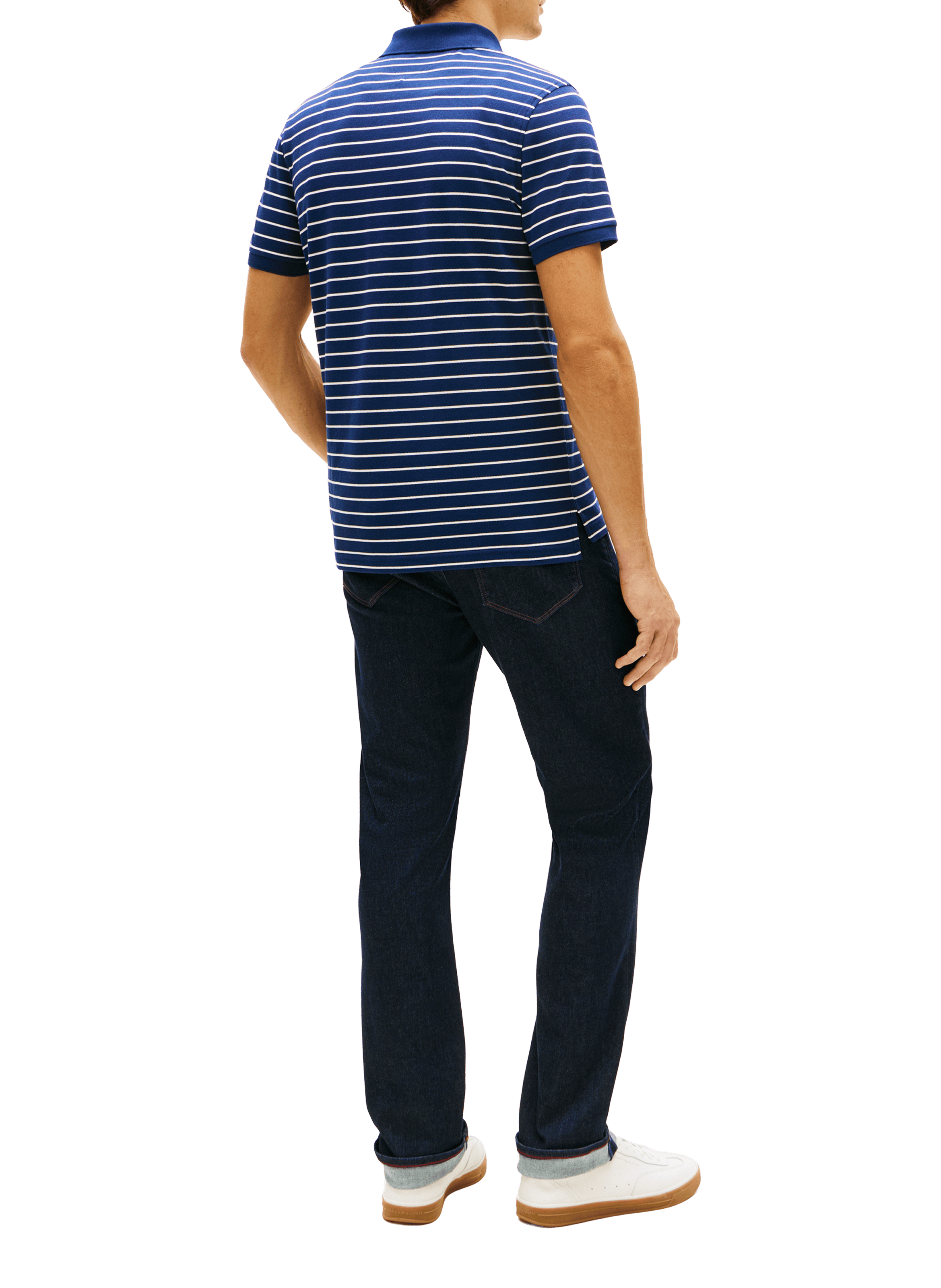 Polo en coton organique TOMMY HILFIGER Bleu