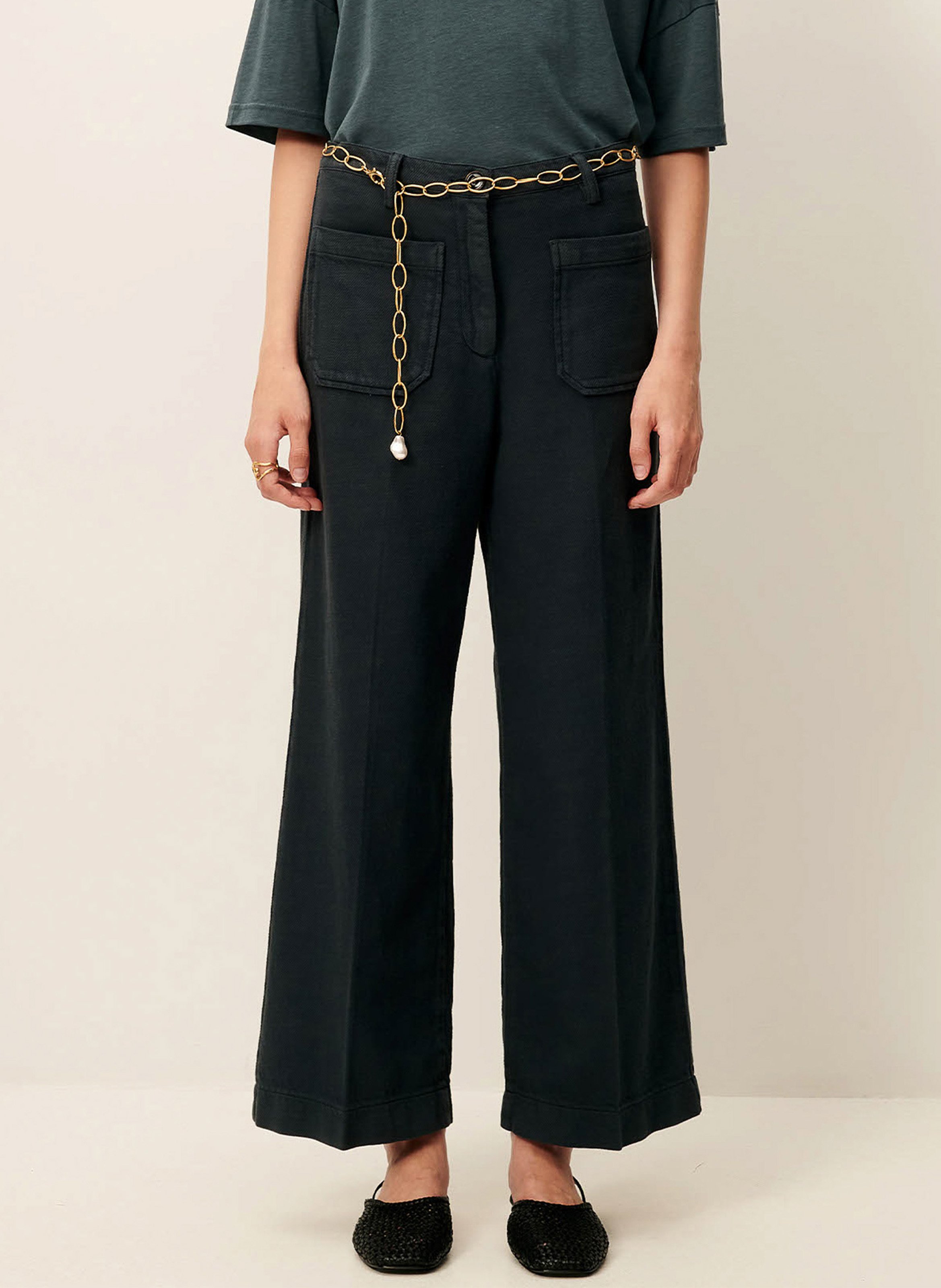 Tee-shirt oversize col rond dorel SESSUN Vert