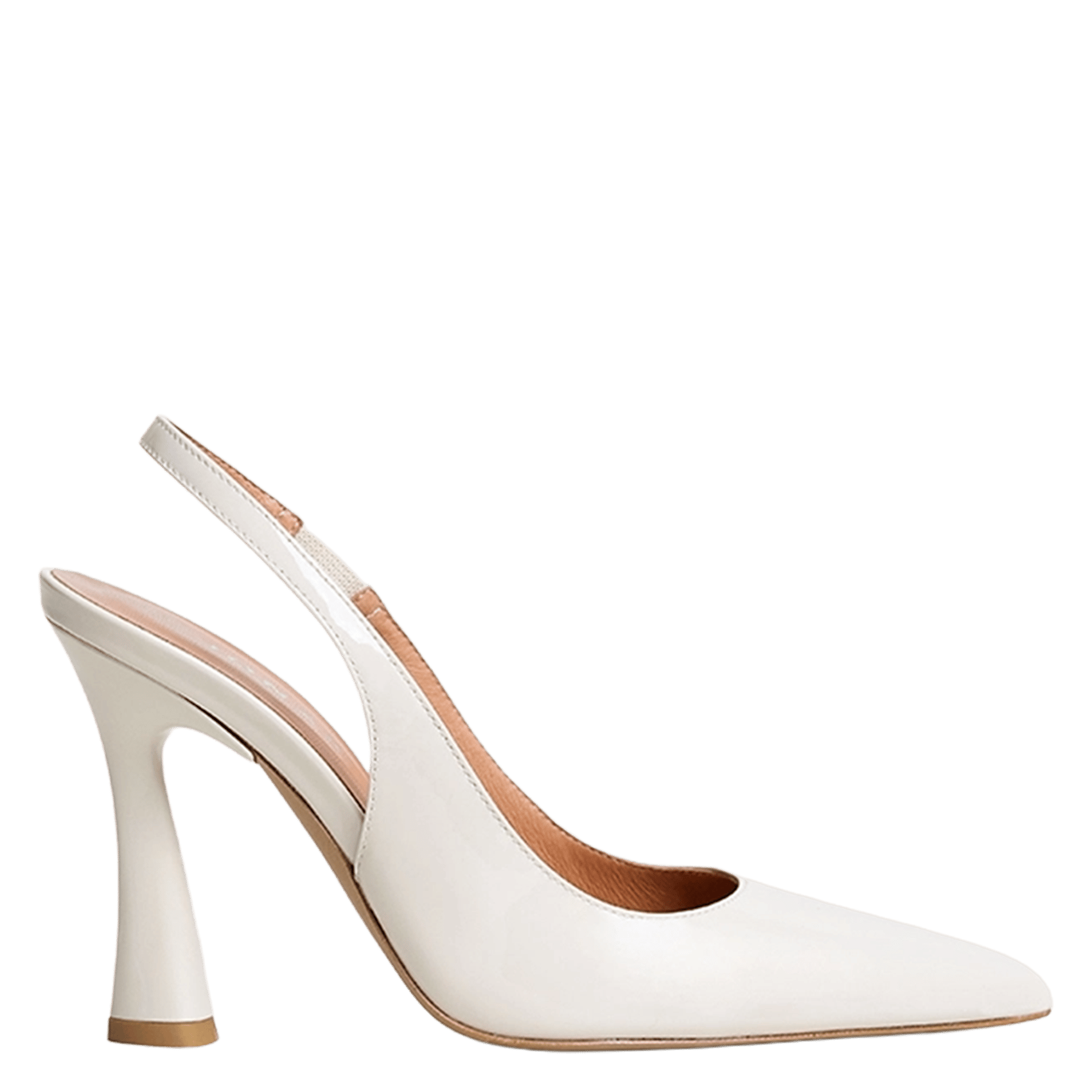 Escarpins en cuir verni dressy JONAK Blanc