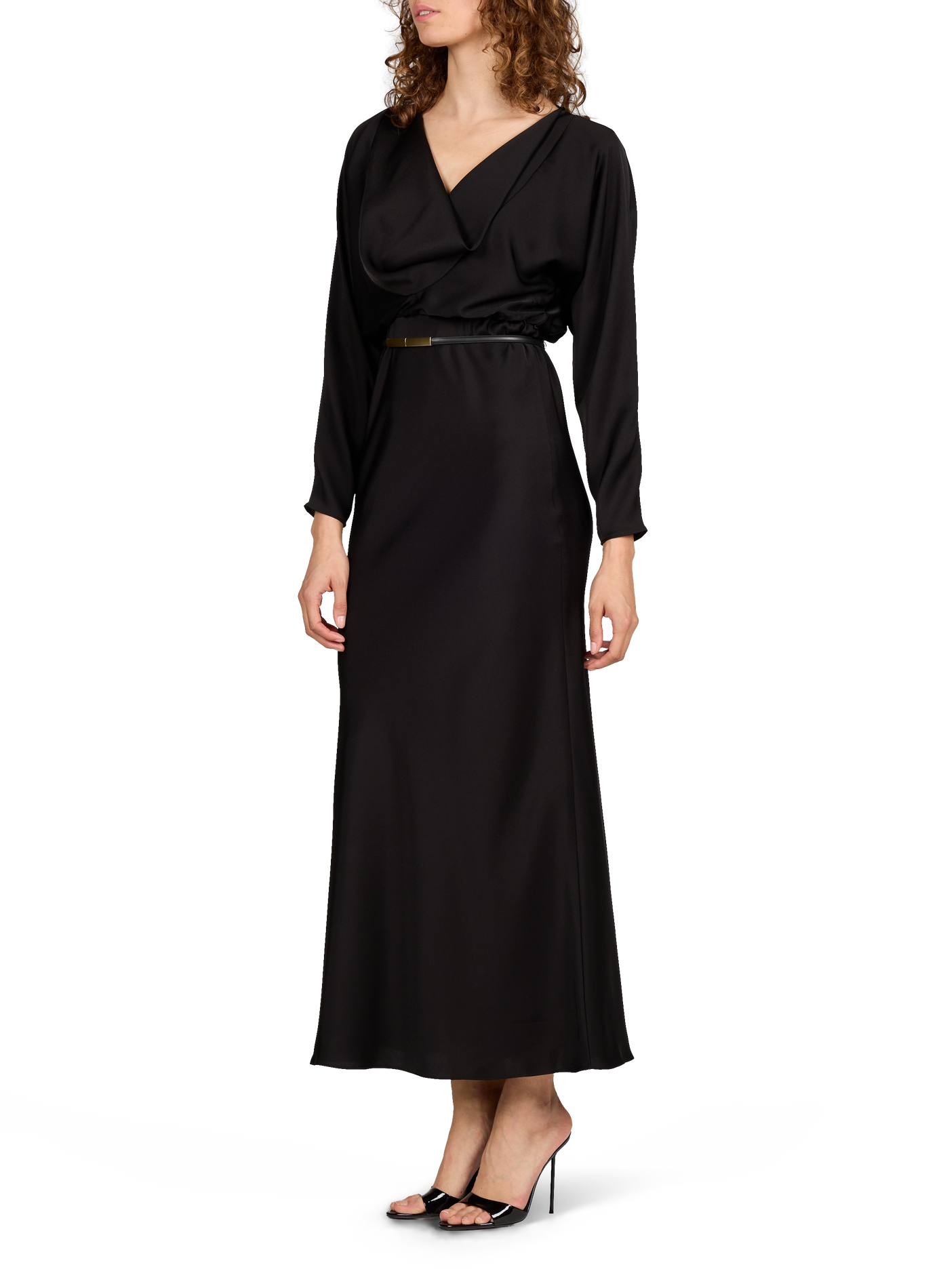 Robe à manches longues avec ceinture MAX MARA STUDIO