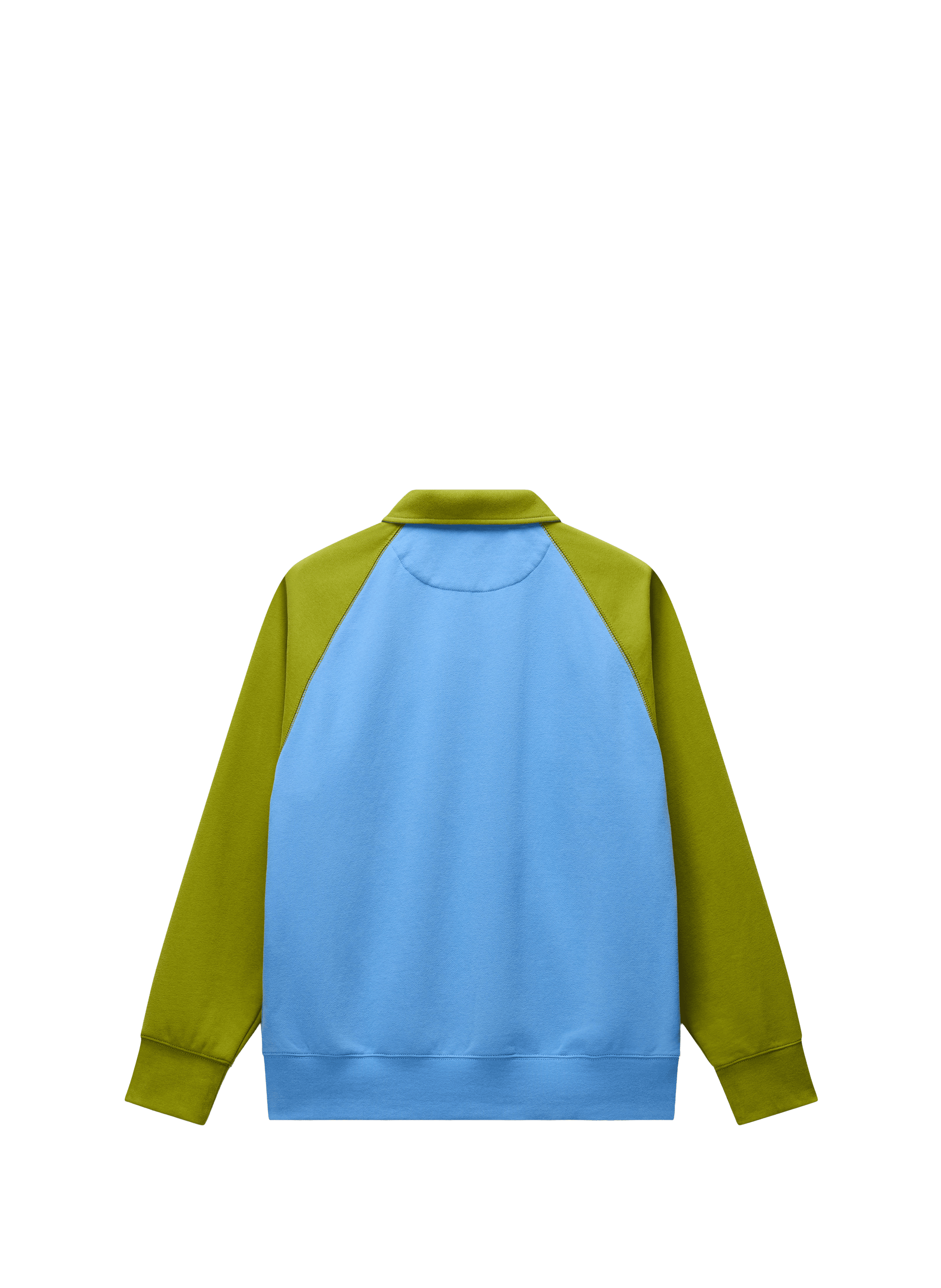 Polo manches longue à logo en coton mélangé NAPAPIJRI Bleu