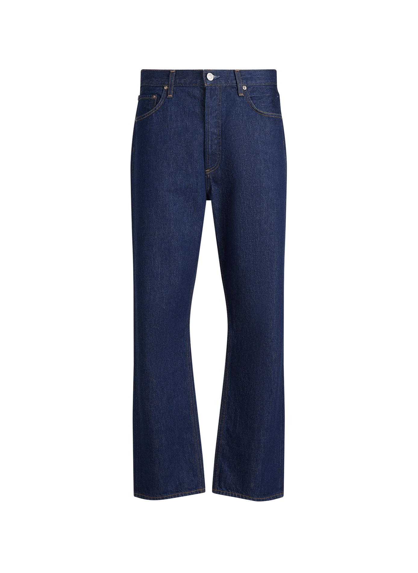 Five-pocket cotton blend jeans AGOLDE Blue