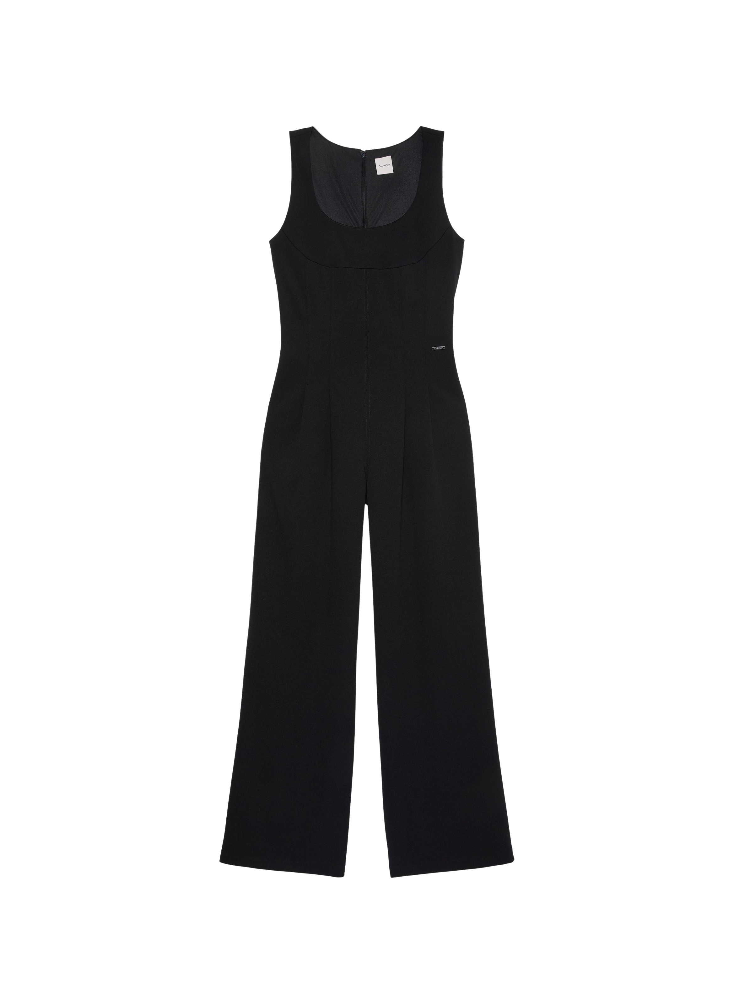 Sleeveless straight jumpsuit CALVIN KLEIN Black