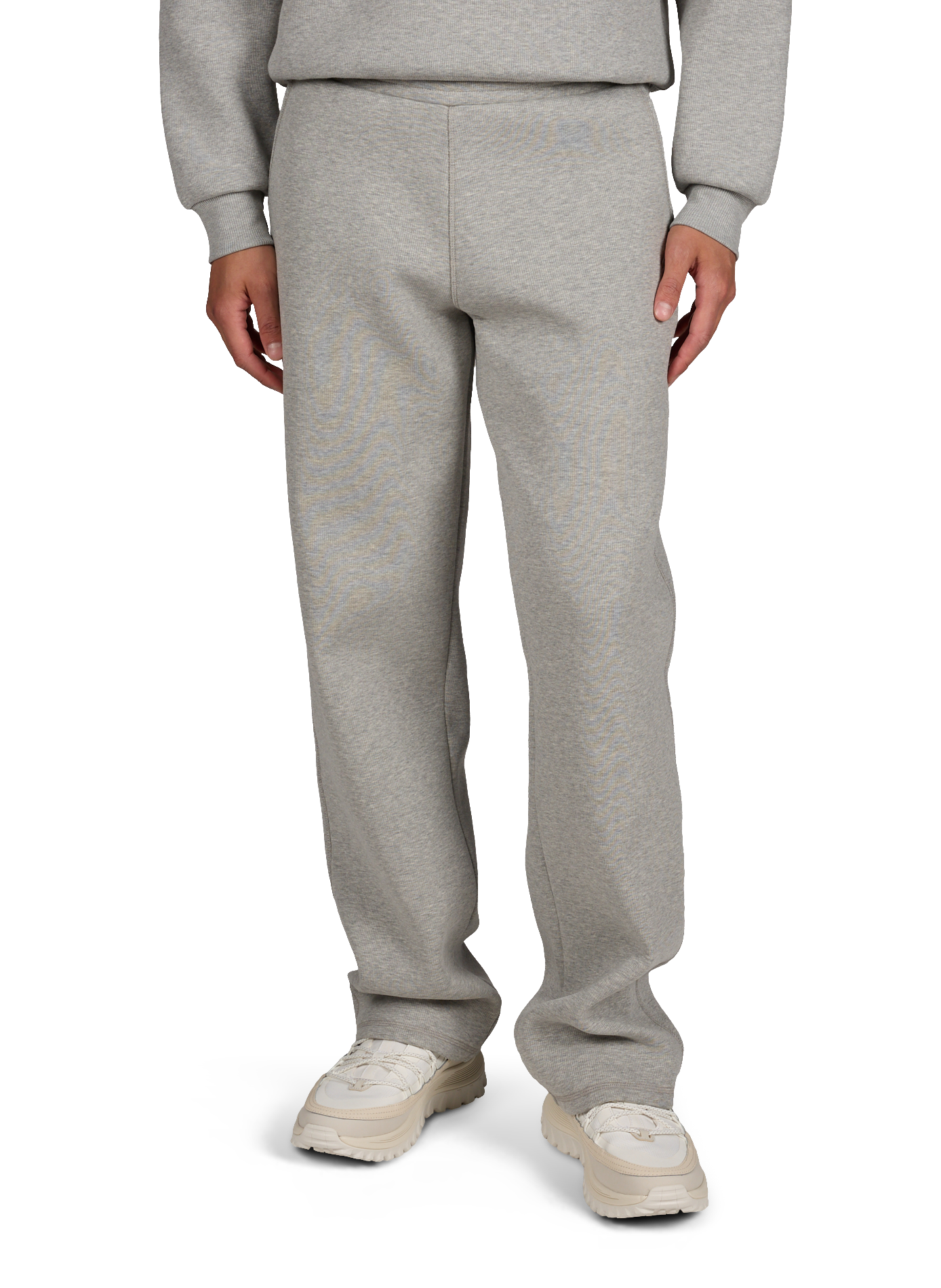 Jogging pants with embroidered logo in blended cotton DAILY PAPER Grey