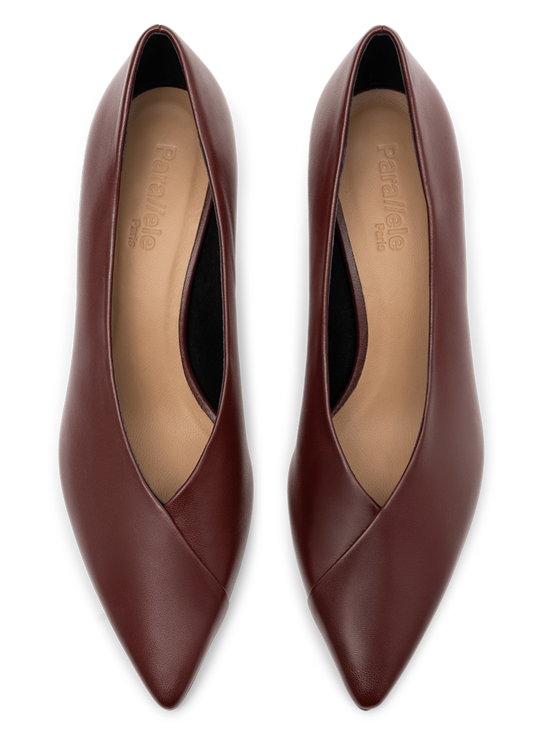 Escarpins casina en nappa PARALLELE Rouge