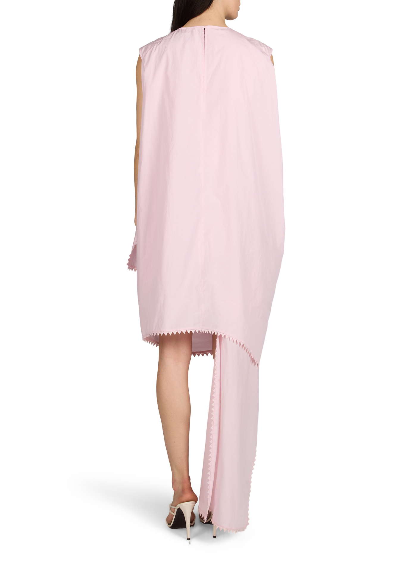 La robe Traversin courte en coton JACQUEMUS Rose