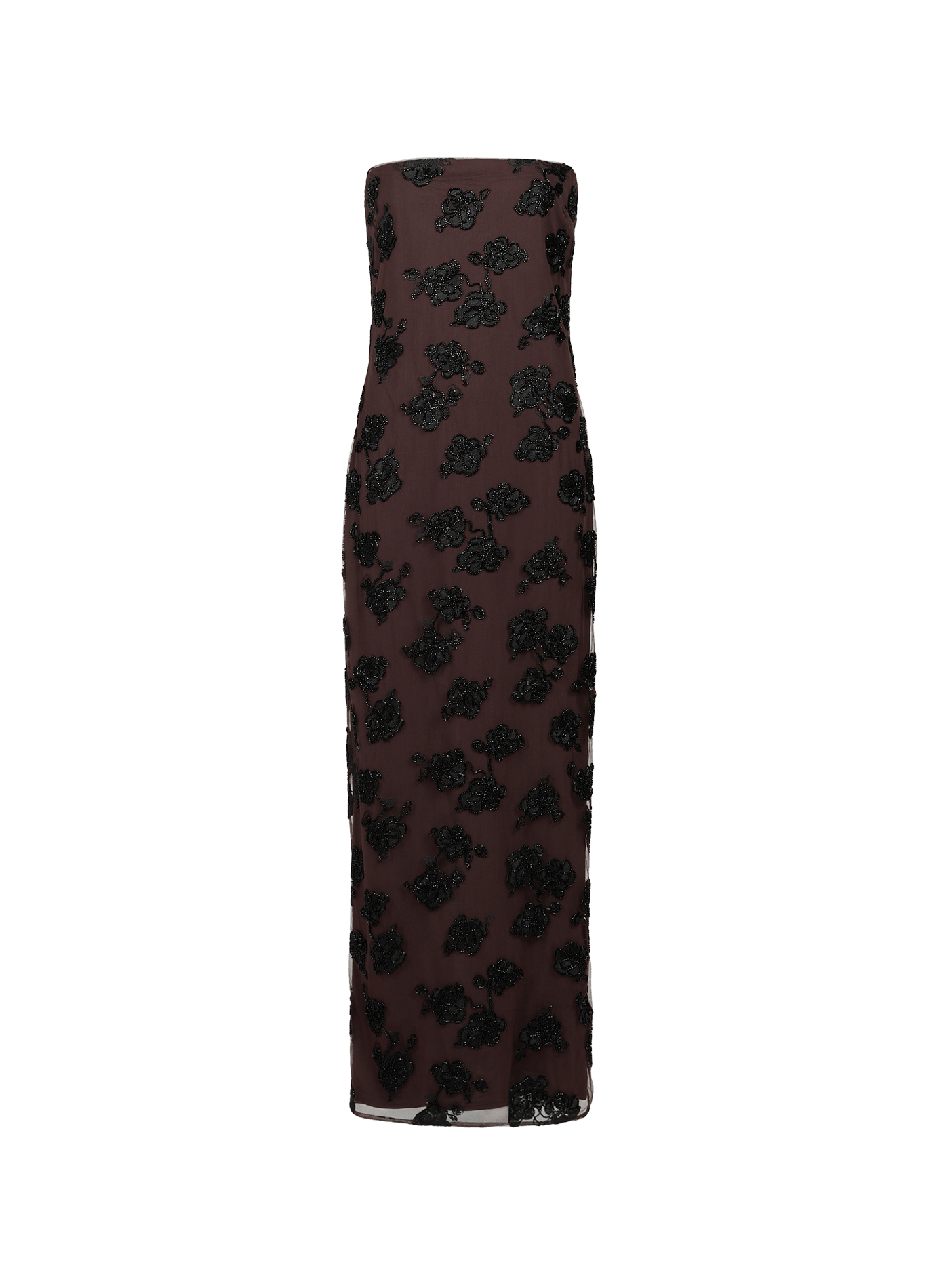Sleeveless floral dress ROTATE Brown